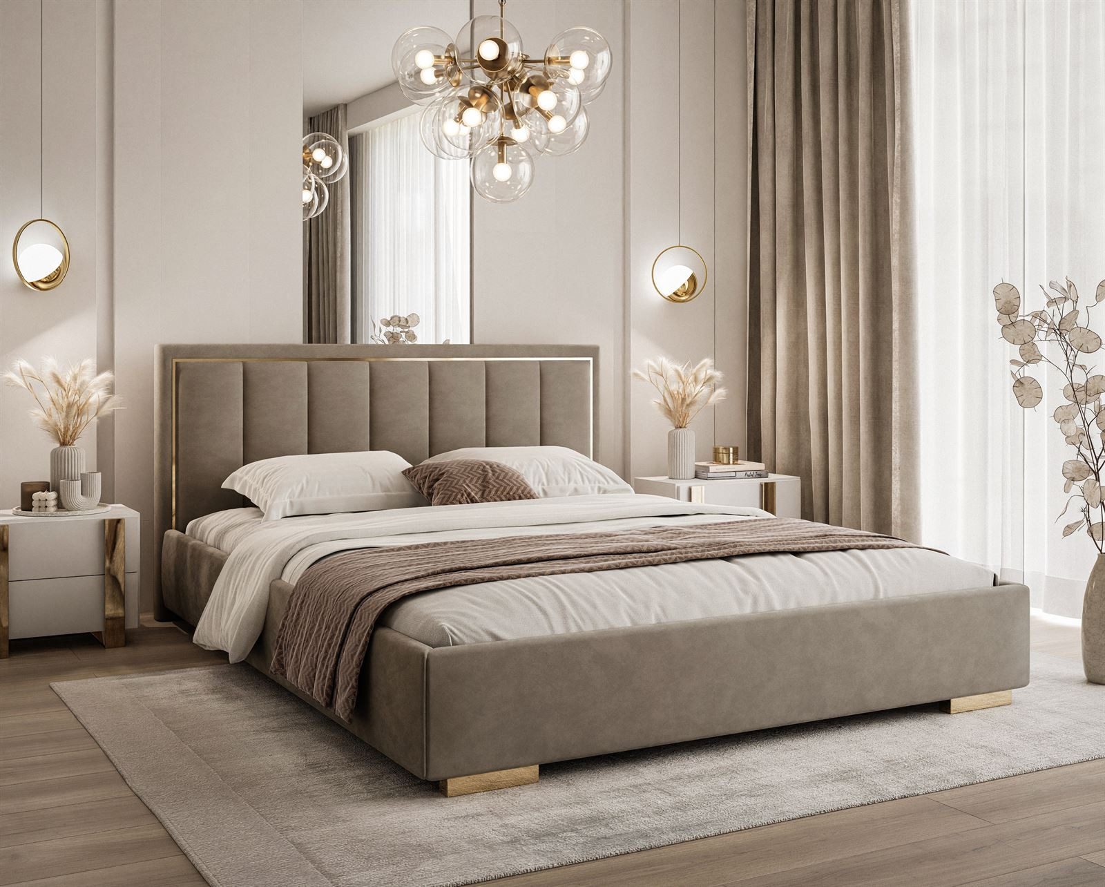Lookway Polsterbett AURELIA mit Bettkasten und günstig online kaufen