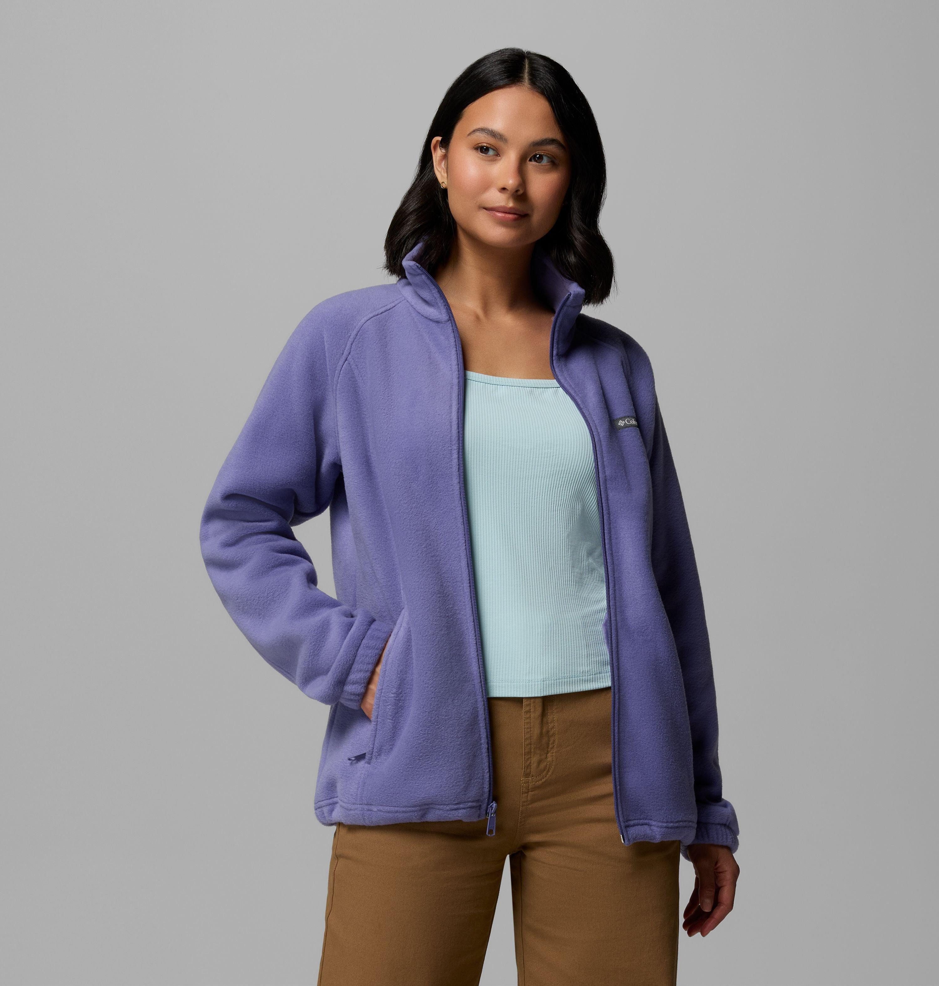 Columbia Fleecejacke Benton Springs Full Zip mit Reißverschluss, wärmendes Fleece-Material, wasserabweisend