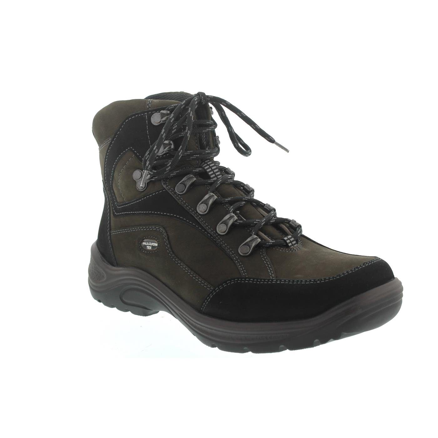 Waldläufer Waldläufer Hayo Bootie, Waldläufer-Tex, Nubukleder, schwarz/bras günstig online kaufen