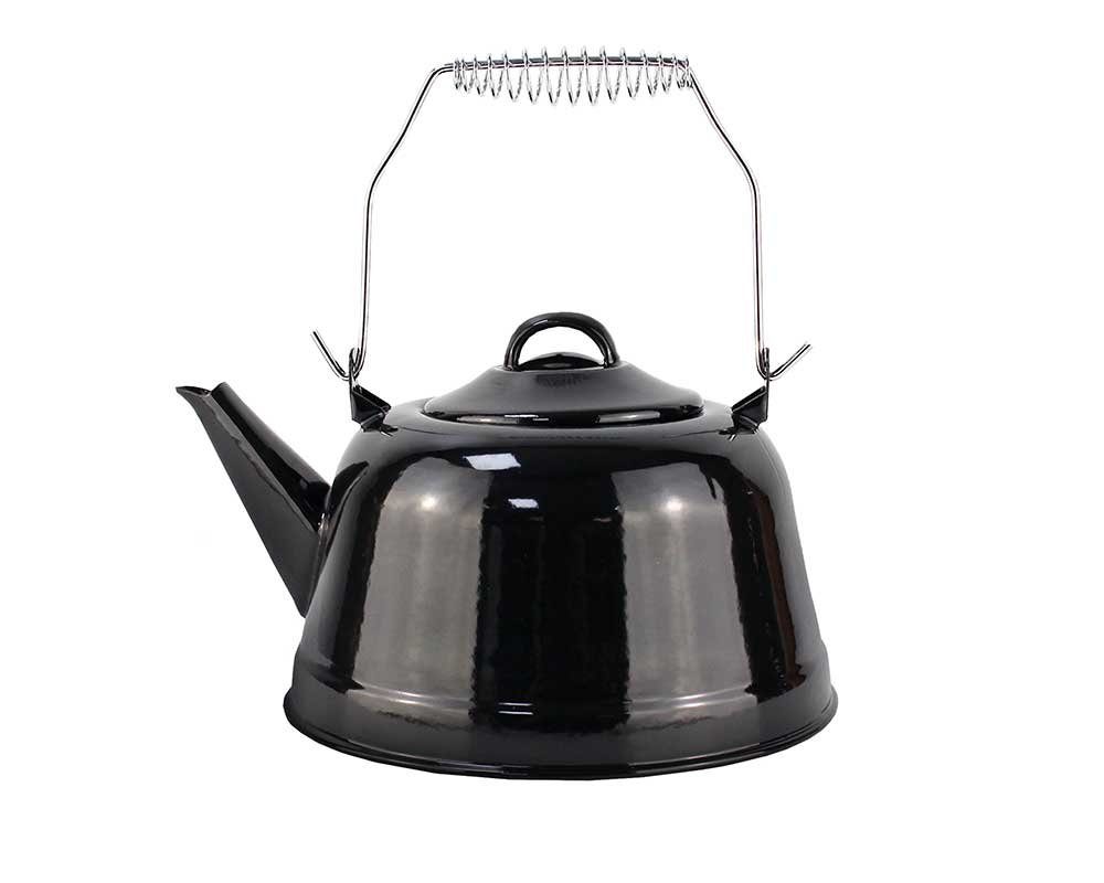 Michelino Wasserkessel 2,4L Liter Wasser Kessel mit Henkel Campingkessel Outdoor