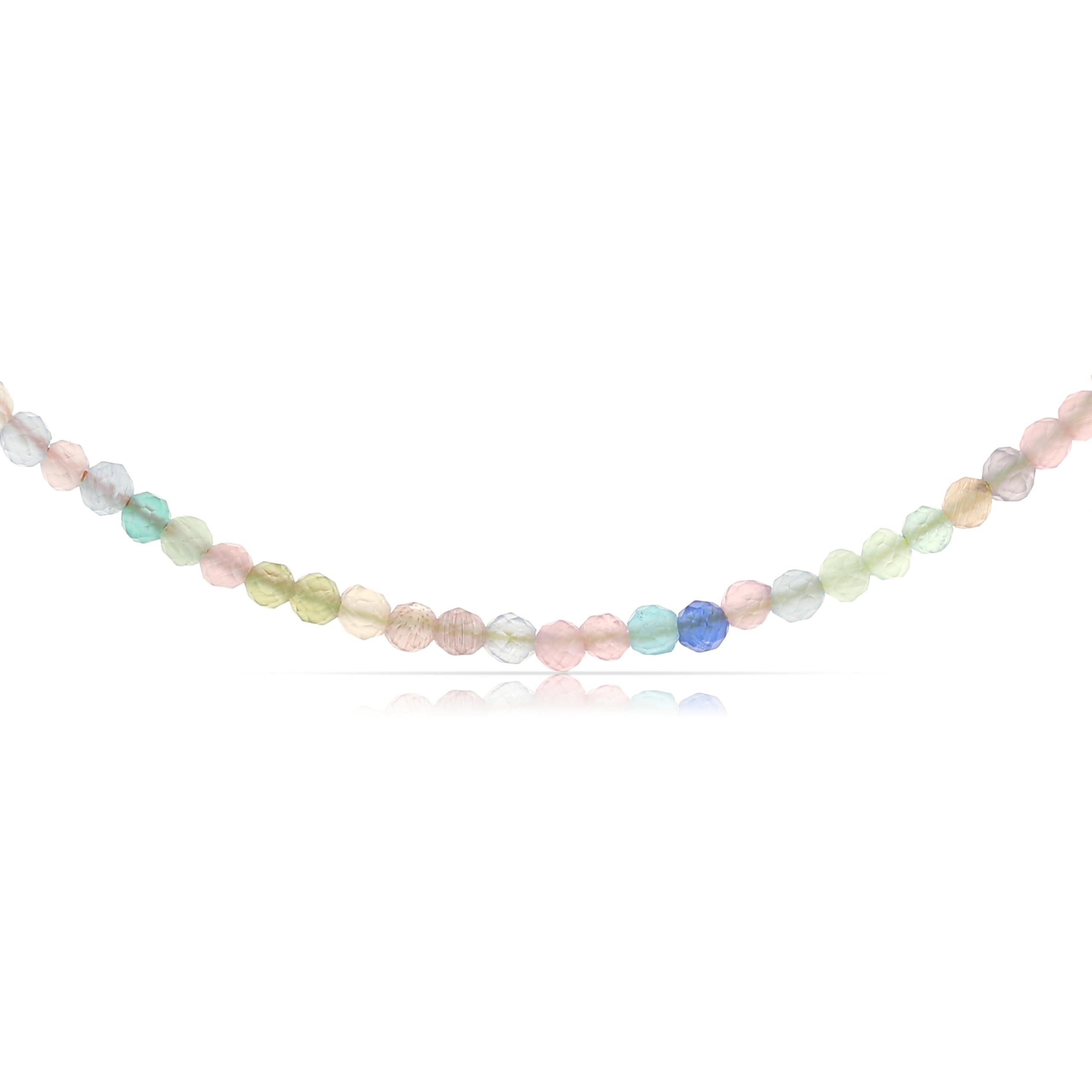 Made by Nami Perlenkette Bunt Damen 40 + 5 cm Chakra Kette mit Perlen, Wass günstig online kaufen