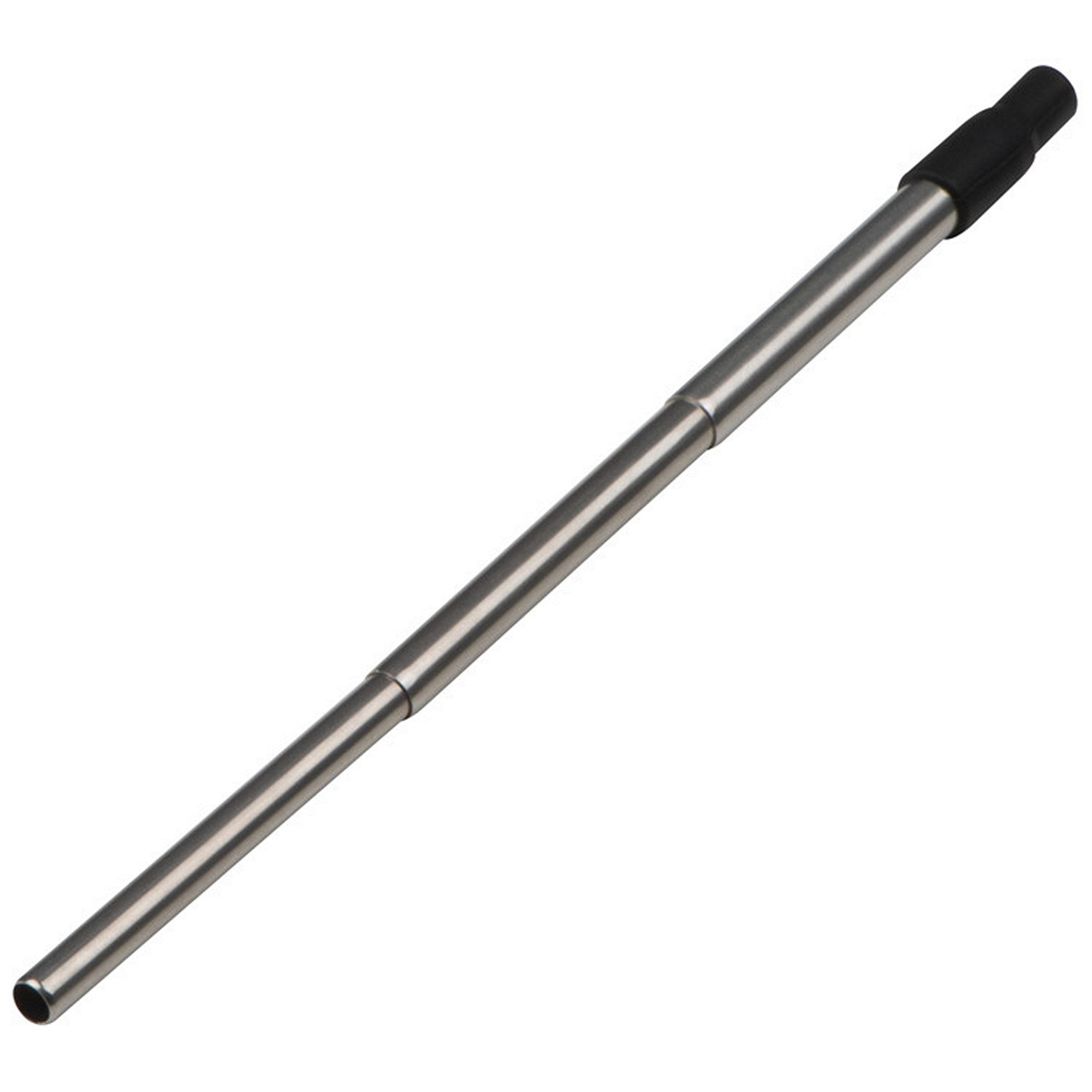 Macma Trinkhalme Ausziehbarer Metallstrohhalm mit Reinigungsbürste