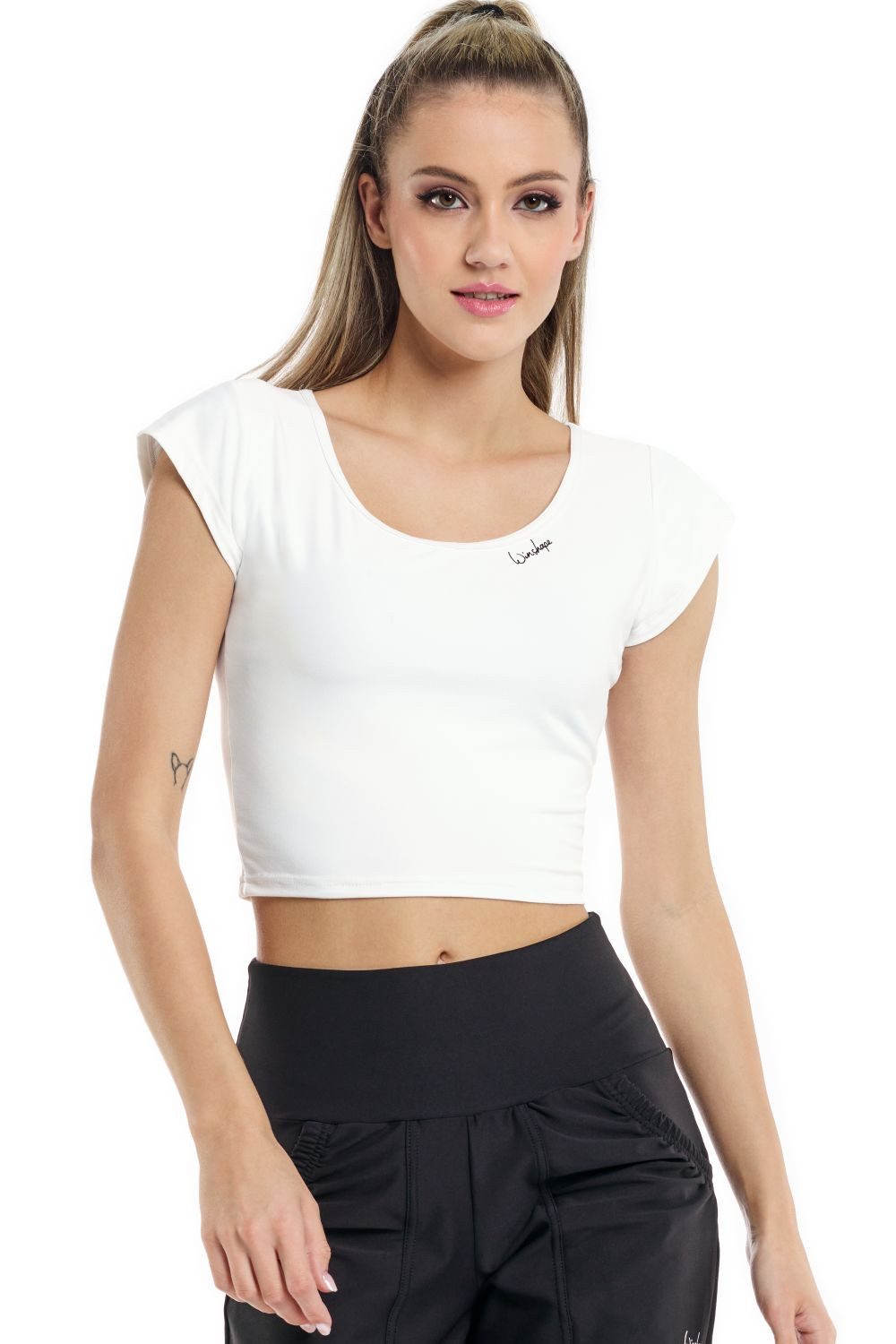 Winshape Crop-Top AET137LS Functional Light and Soft Cropped