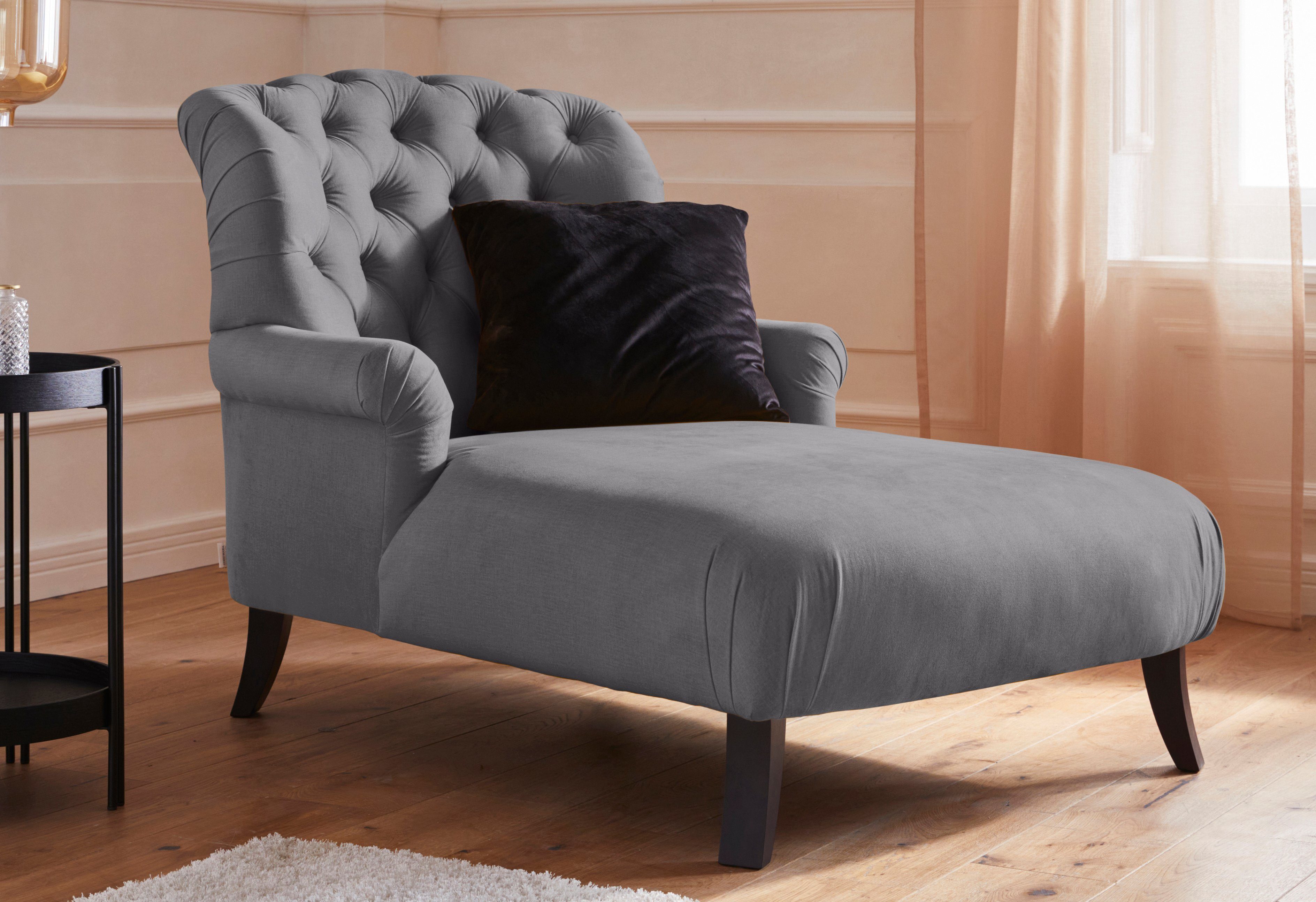 Home affaire Loveseat Amiens Sessel Loungesessel, mit wunderschöner Knopfhe günstig online kaufen