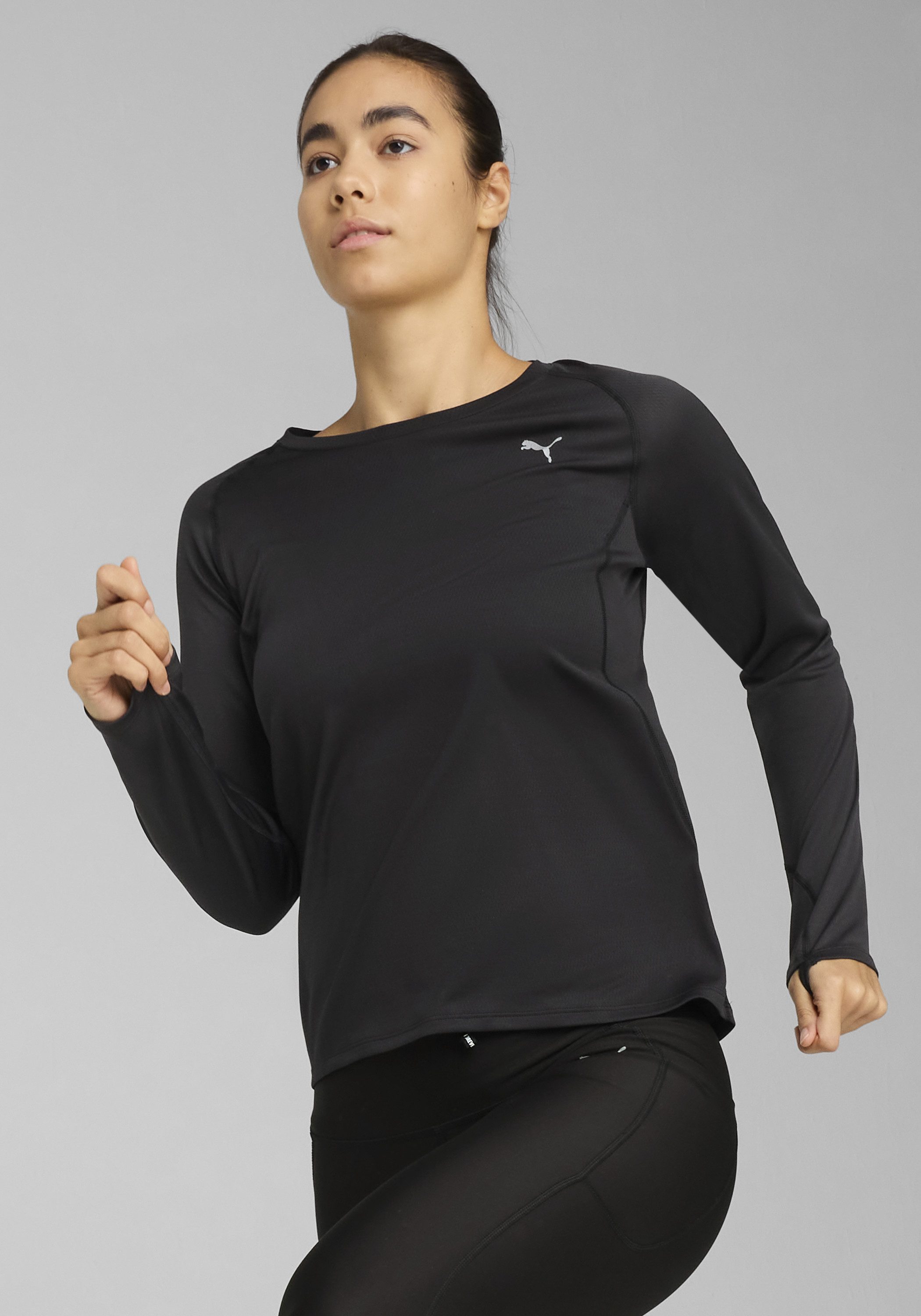 PUMA Laufshirt W RUN VELOCITY LONG SLEEVE (POLY) ergonomische Schnittführung, atmungsaktiv, mit DryCELL Technologie