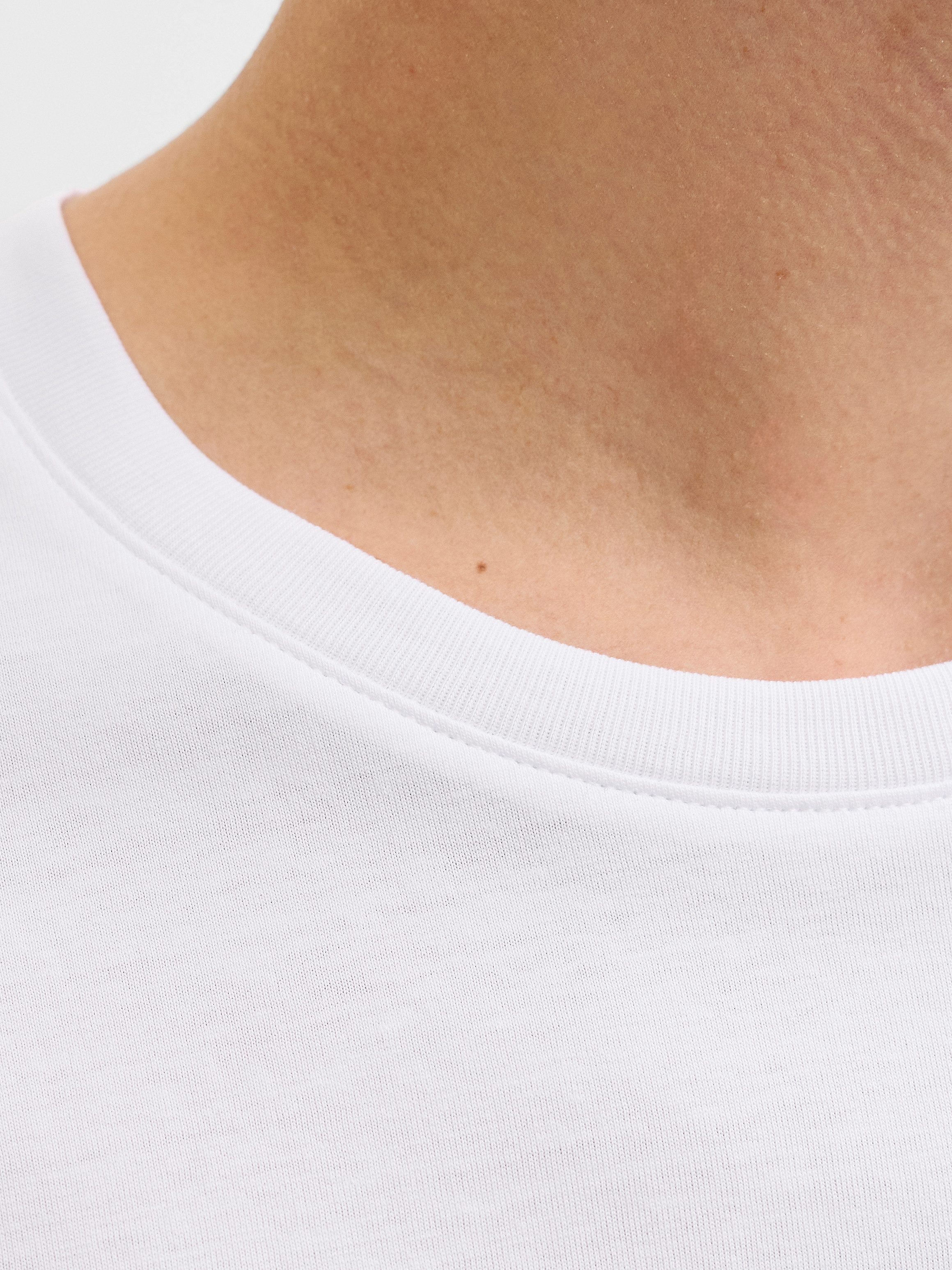 Jack & Jones Kurzarmshirt JJEJEFF LOGO TEE SS SN mit Logoprint
