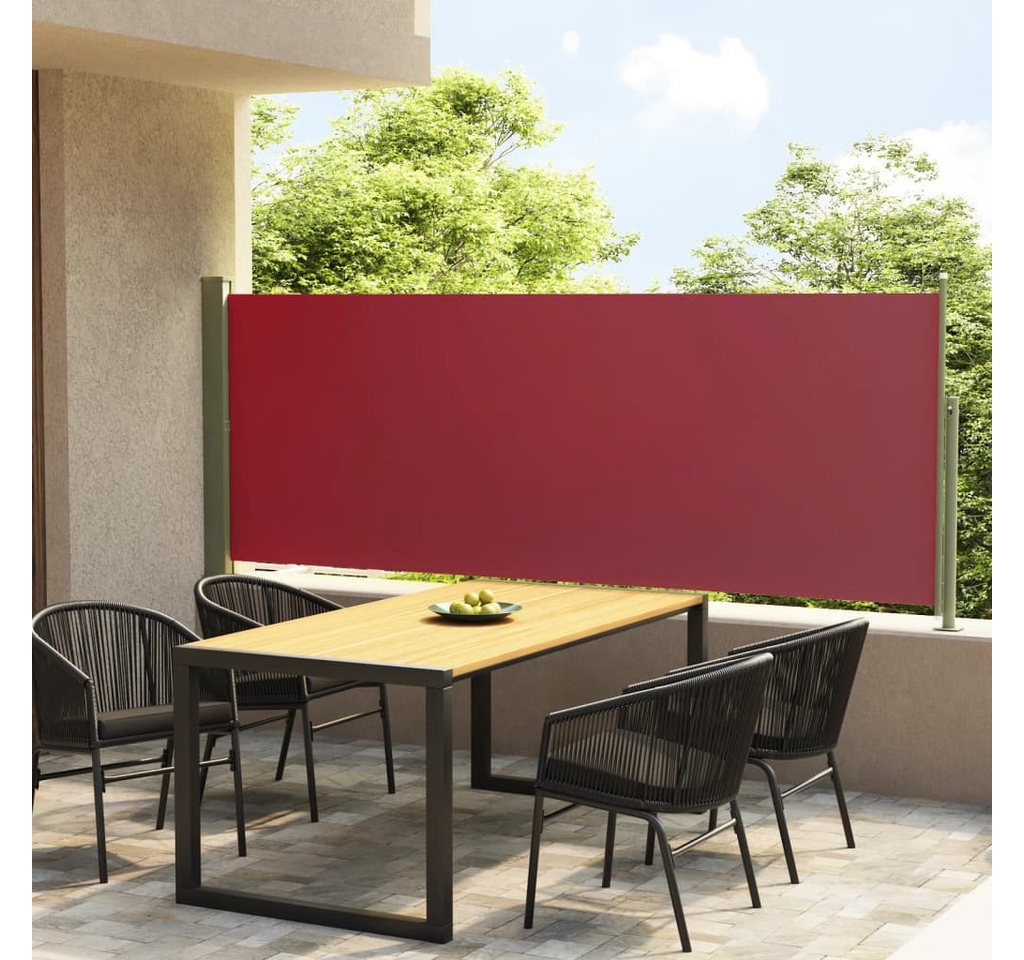 Thumbnail - furnicato Sonnenschirm Seitenmarkise Ausziehbar 117x300 cm Rot