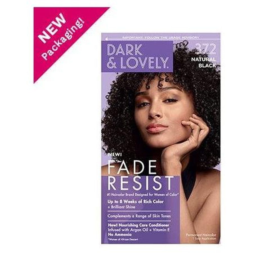 Haarmaske Dark and Lovely Soft Sheen Natural Black 372 Rich Conditioning Color
