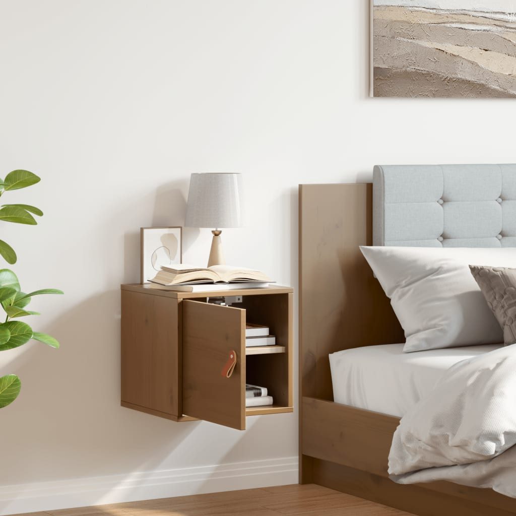 vidaXL Regal Wandschrank Honigbraun 31,5x30x30 cm günstig online kaufen
