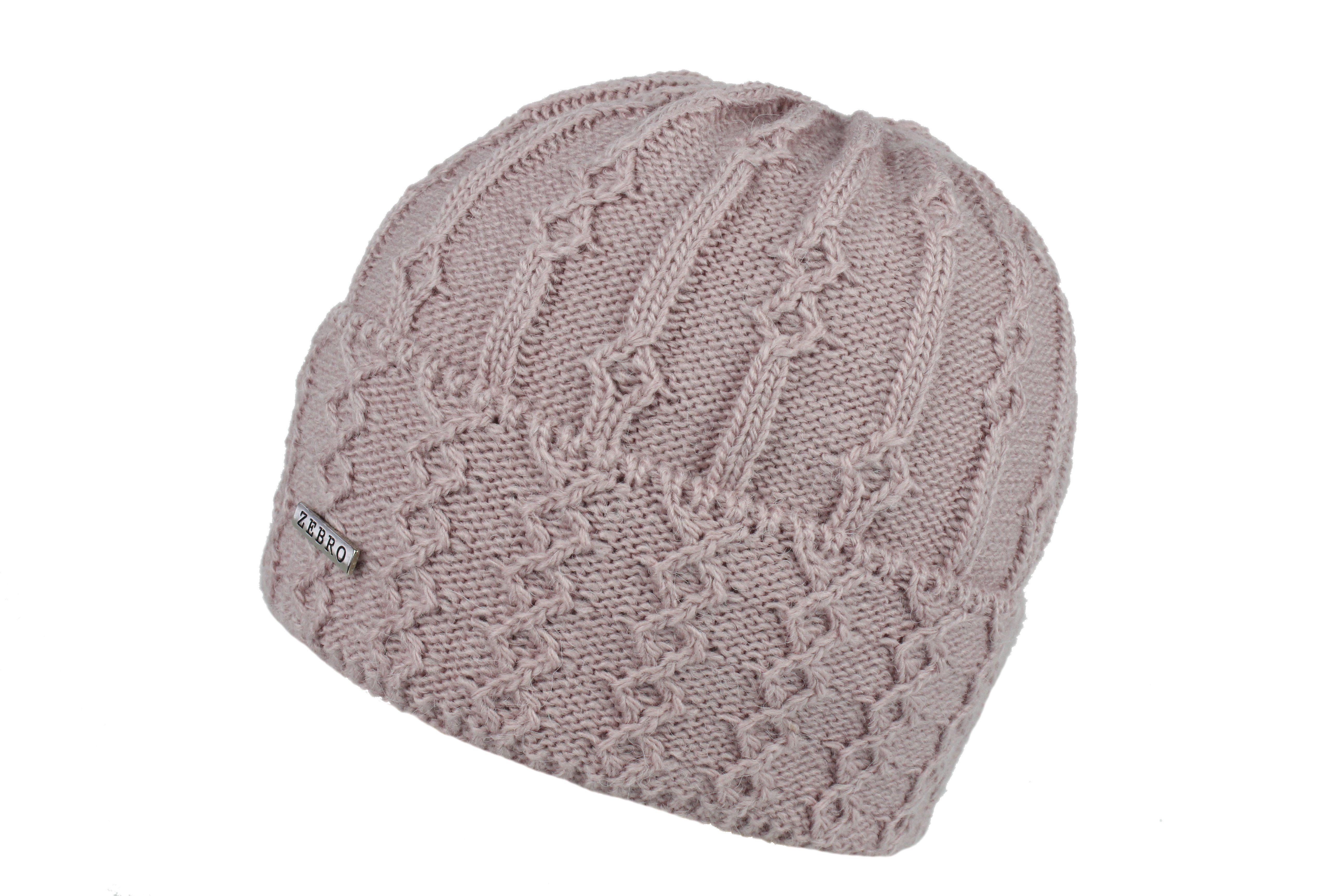 ZEBRO Strickmütze "Scarlett" warmes Innenfleece günstig online kaufen