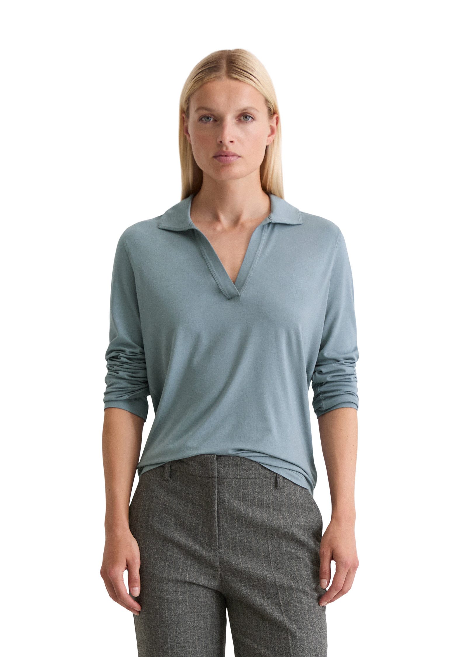 Marc O'Polo Blusenshirt aus Viskose-Modal-Mix günstig online kaufen