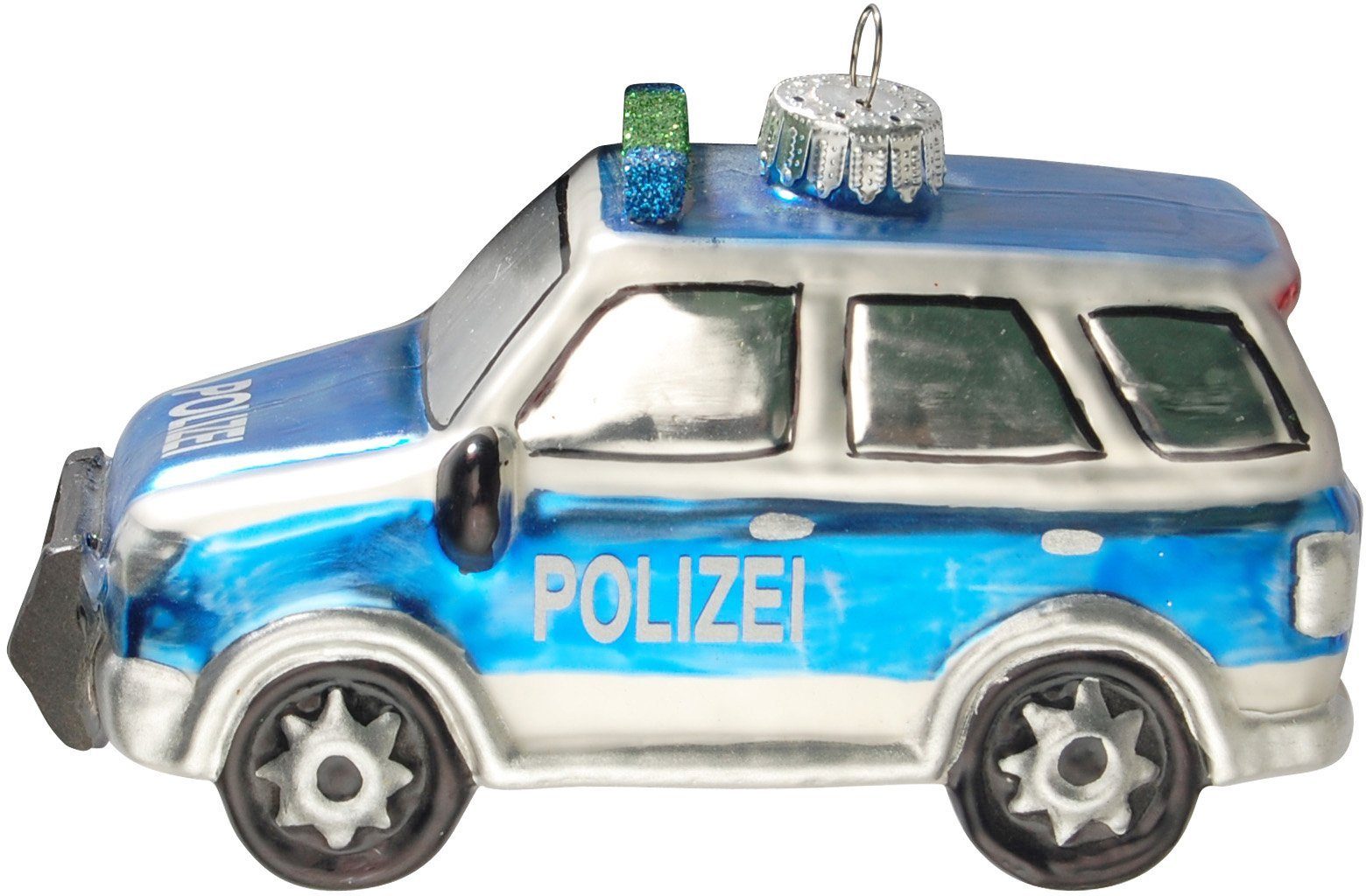 Polizeiwagen Christbaumschmuck Polizei Christbaumkugel 