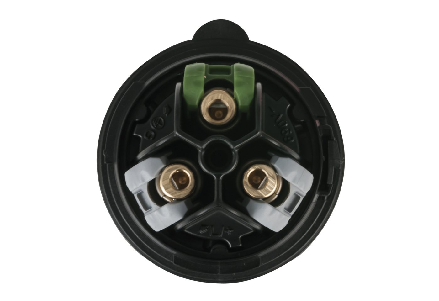 Thumbnail - PCE CEE-Stecker PCE CEE 16A/240V 3P Plug F Schwarz - Turbo Terminal - screwless - IP44