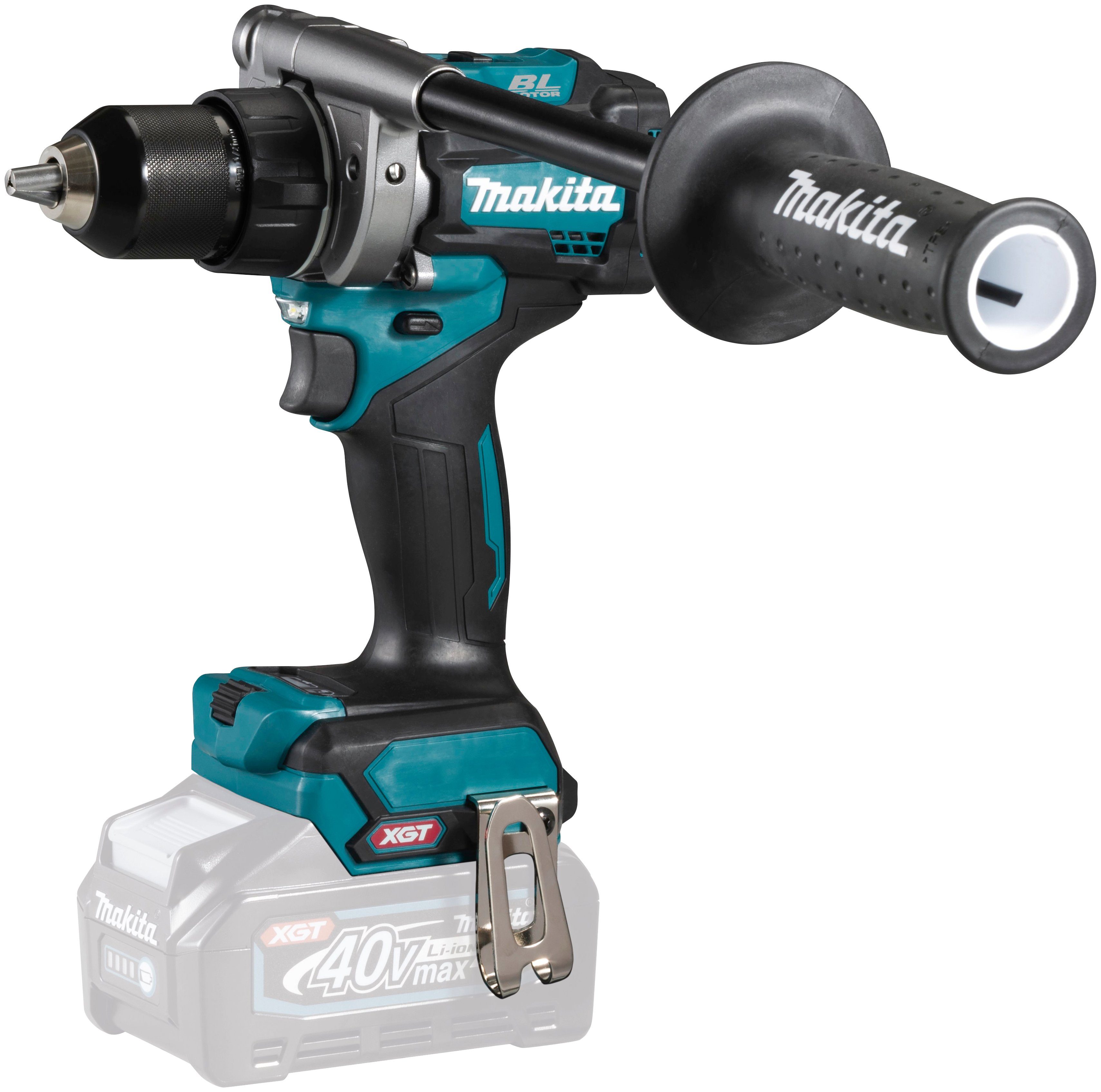 Makita Akku-Schrauber DF001GZ, 2600 U/min, und 140 ohne Nm, Akku 40V max., Ladegerät XGT