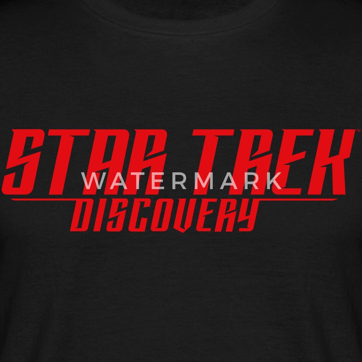 Spreadshirt T-Shirt Star Trek Discovery Logo Männer T-Shirt (1-tlg)