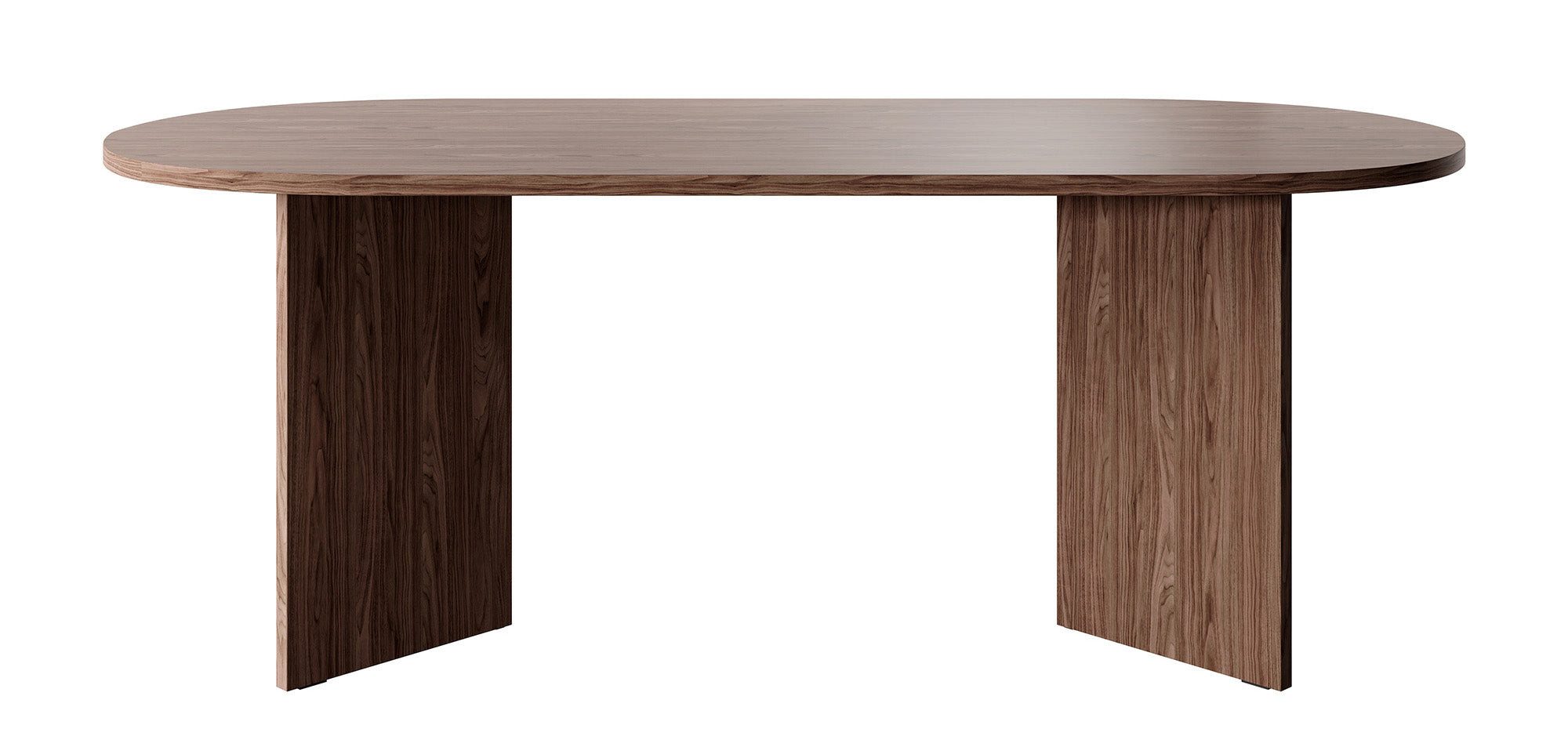 Selsey Esstisch OVO, oval, V-förmige Beine, feste Tischplatte, 204x90x75 cm