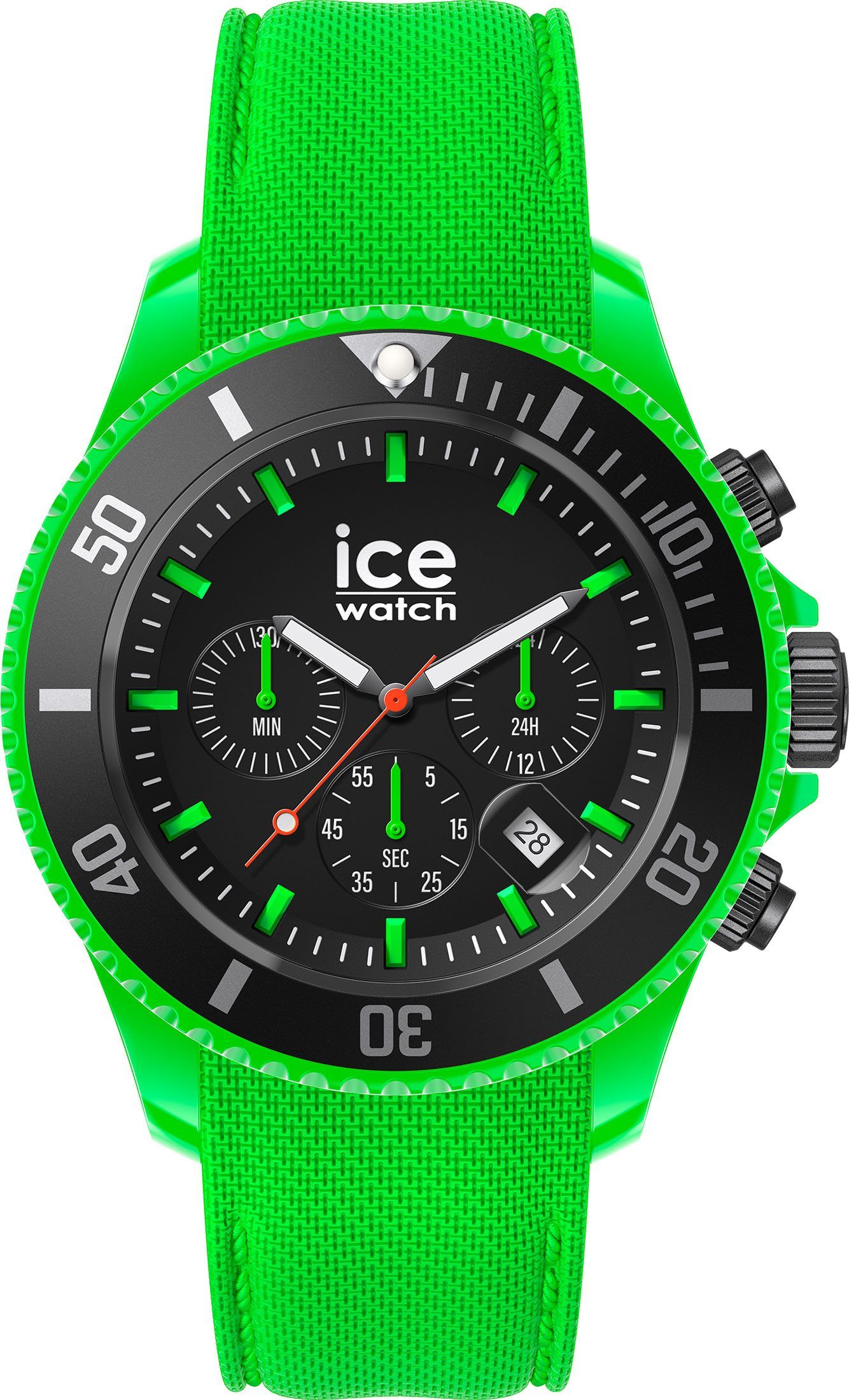 CH, chrono ice-watch Large - - grün - ICE Neon Chronograph 019839 green
