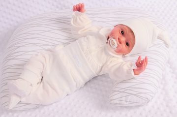 La Bortini Body & Hose Body Hose und Mütze in Creme Baby Anzug 3Tlg 44 50 56 62 68 74 80