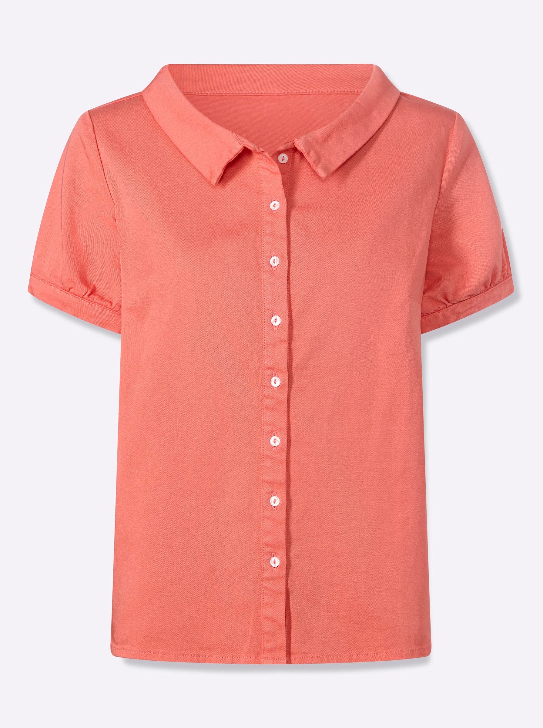 heine Klassische Bluse Bluse Kurzarm