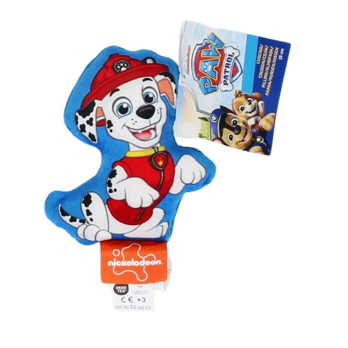 PAW PATROL Dekokissen Mini Kissen 15 cm 3D Motivkissen für Bett Sofa Kinderzimmer