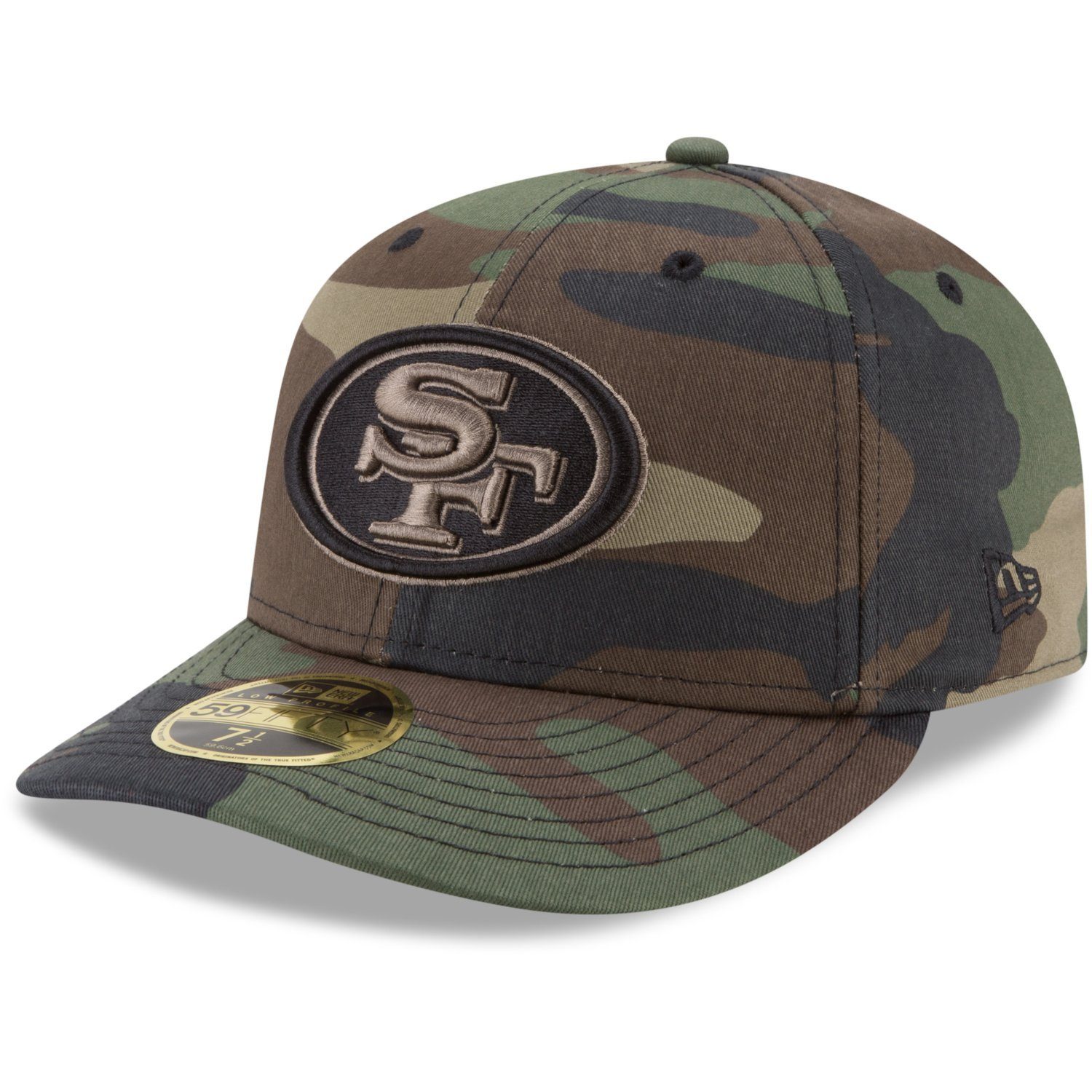 New Era Fitted Cap 59Fifty Low Profile NFL Teams woodland San Francisco 49ers
