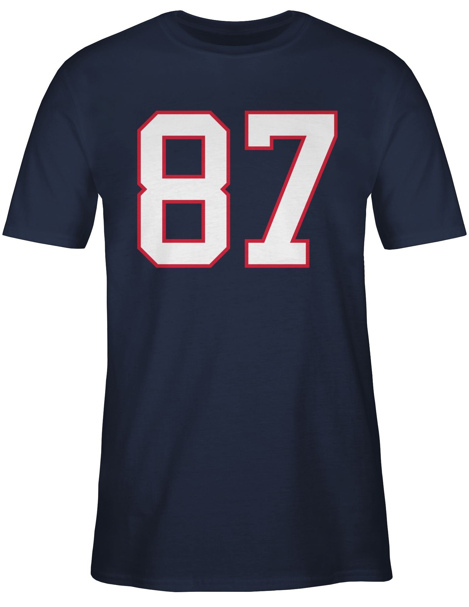 Shirtracer T-Shirt Football New England 87 American Football NFL