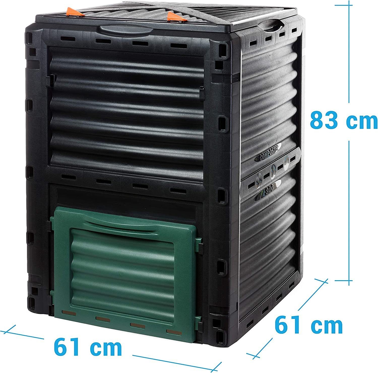 Centi Thermokomposter Gartenkomposter aus Kunststoff Schnellkomposter