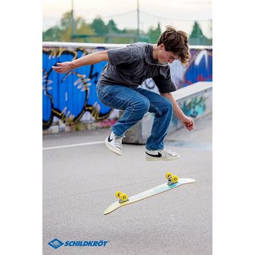 Schildkröt Skateboard Skateboard Kicker 31´´ Green Dog, 79 cm Einsteiger Board 9-fach Holz Gewölbt Rutschfest