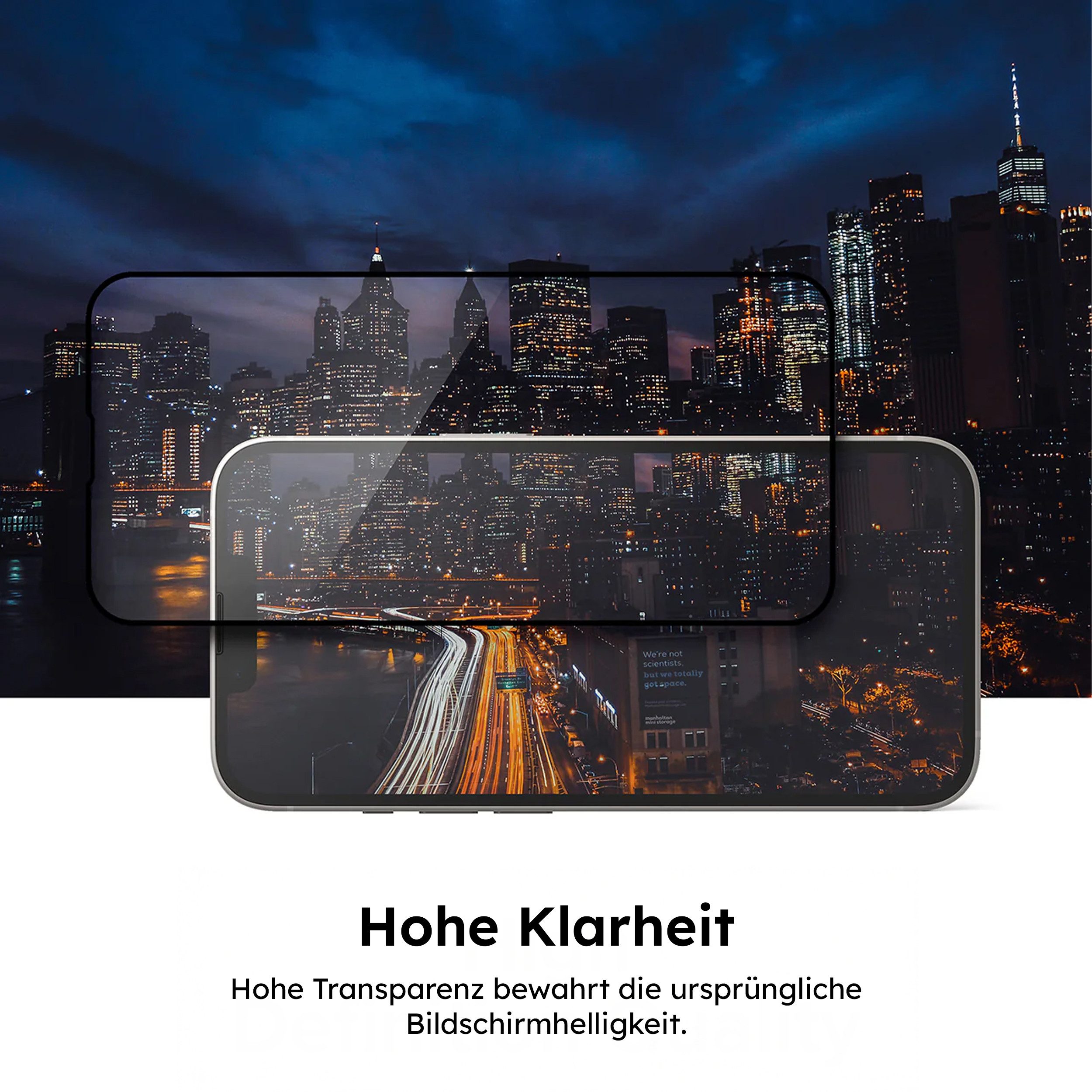 alkaya. Displayschutzglas Displayschutzglas, Panzerglas, Schutzfolie, Displayschutzfolie für iPhone 15 Pro Max, 9H Härtegrad