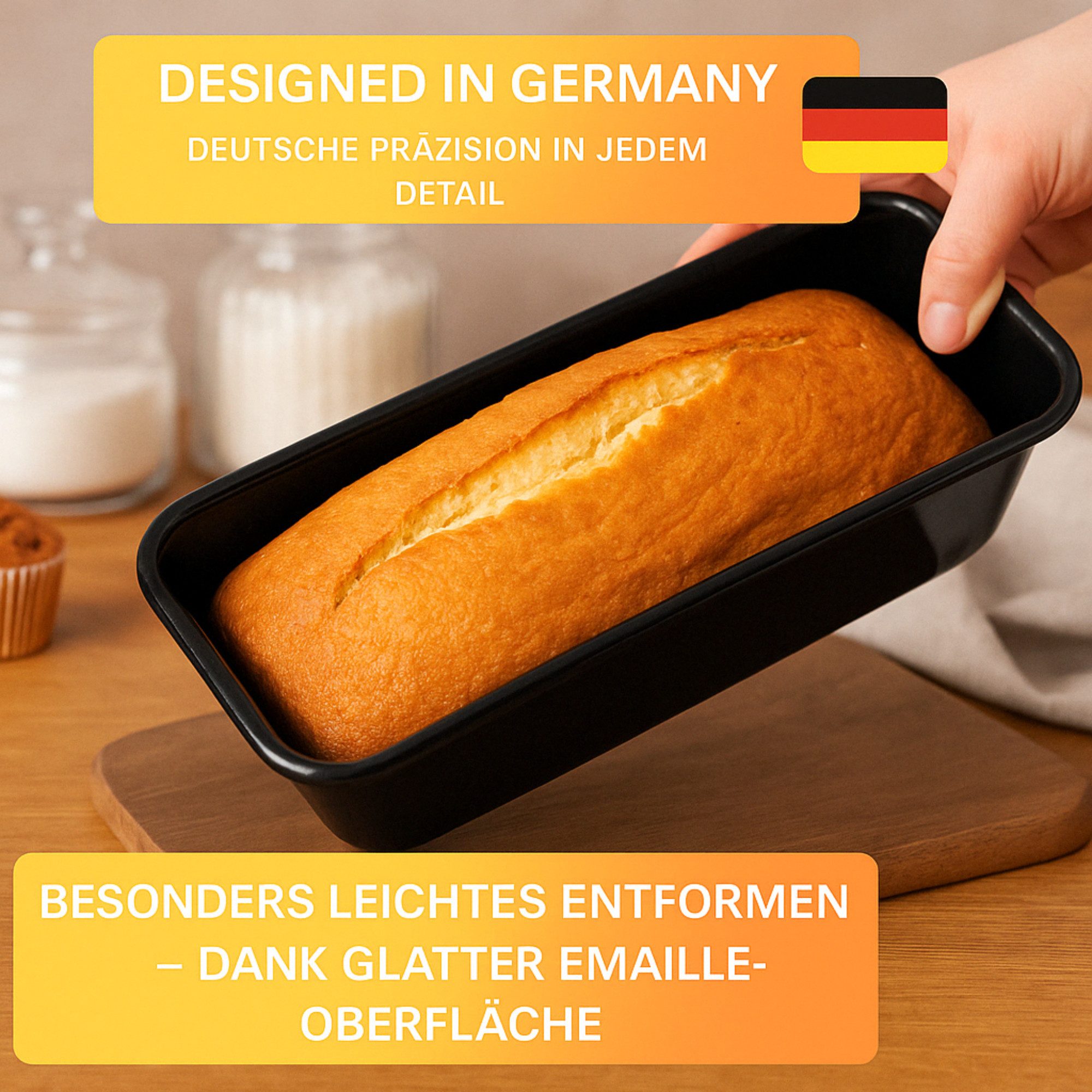 Thiru Kastenform 30 cm - Schnittfest, kratzfest & hitzebeständig, (1-tlg)