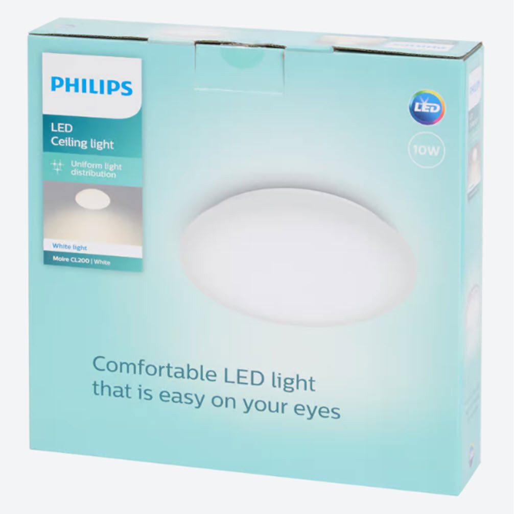 ZD Trading LED Deckenleuchte Philips Deckenlampe 10 W 900 lm 3000k, LED fest integriert