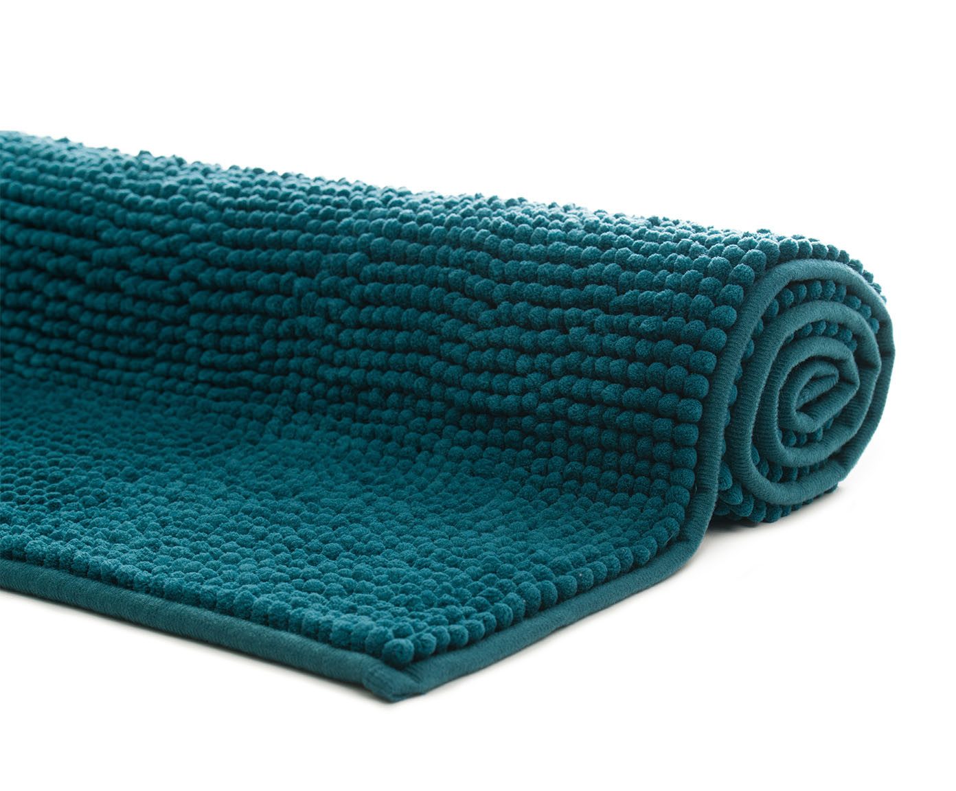 liebling Badematte, Fußbodenheizung geeignet, Polyester, rechteckig, Antirutsch-Beschichtung, sehr Saugfähig, Größe: 50x70 cm, petrol