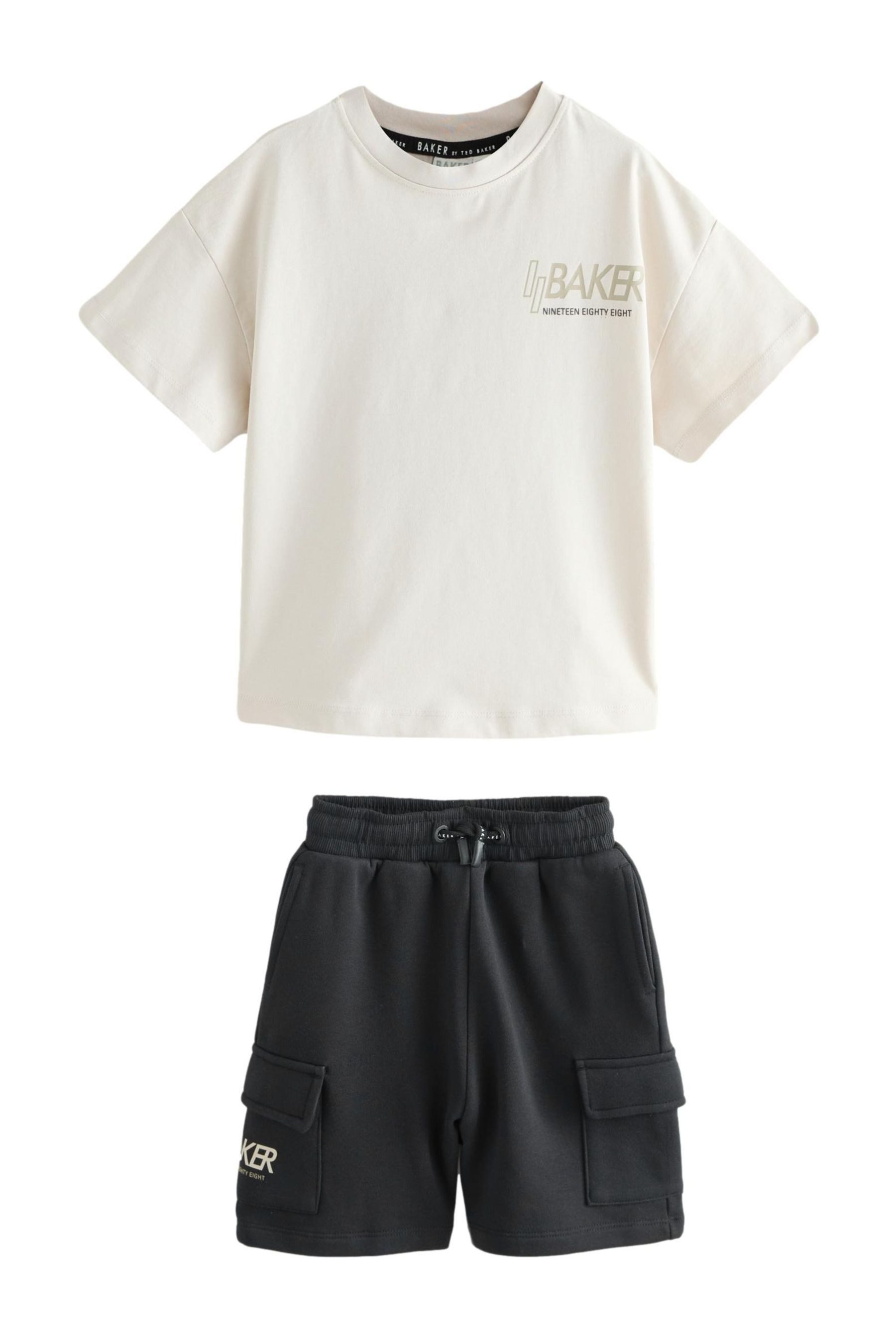 T-Shirt & Shorts Baker by Ted Baker Oversized Fit T-Shirt + Shorts