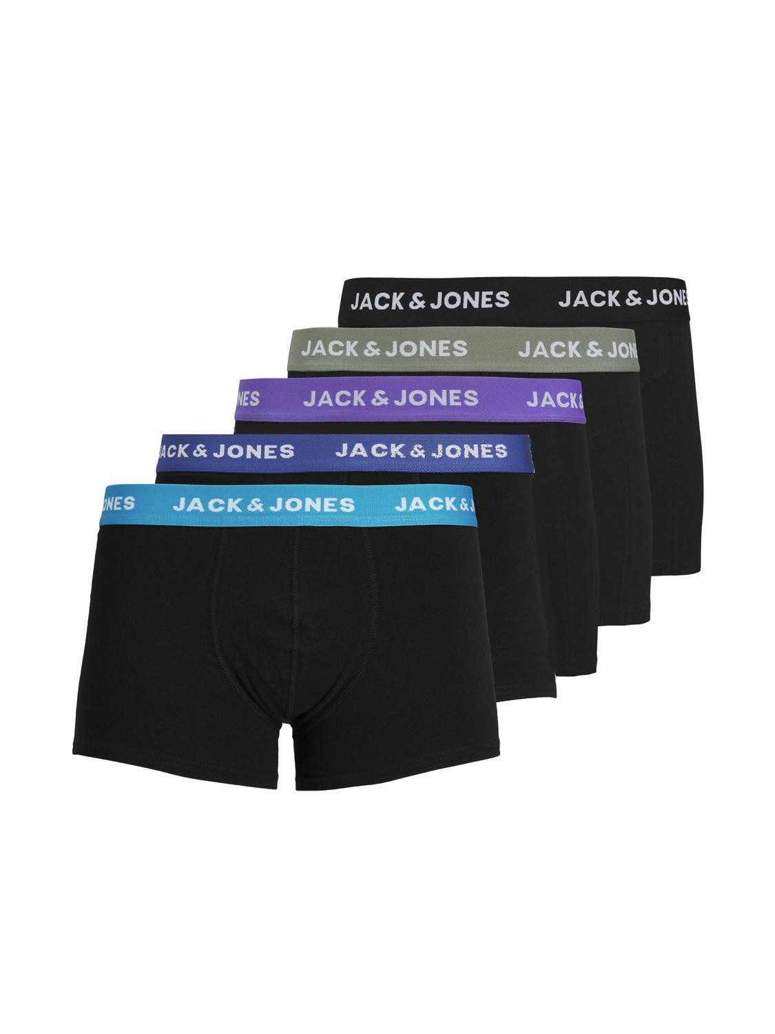 Jack & Jones Boxershorts Jack & Jones 5er Pack Herren Boxershorts schwarz U günstig online kaufen
