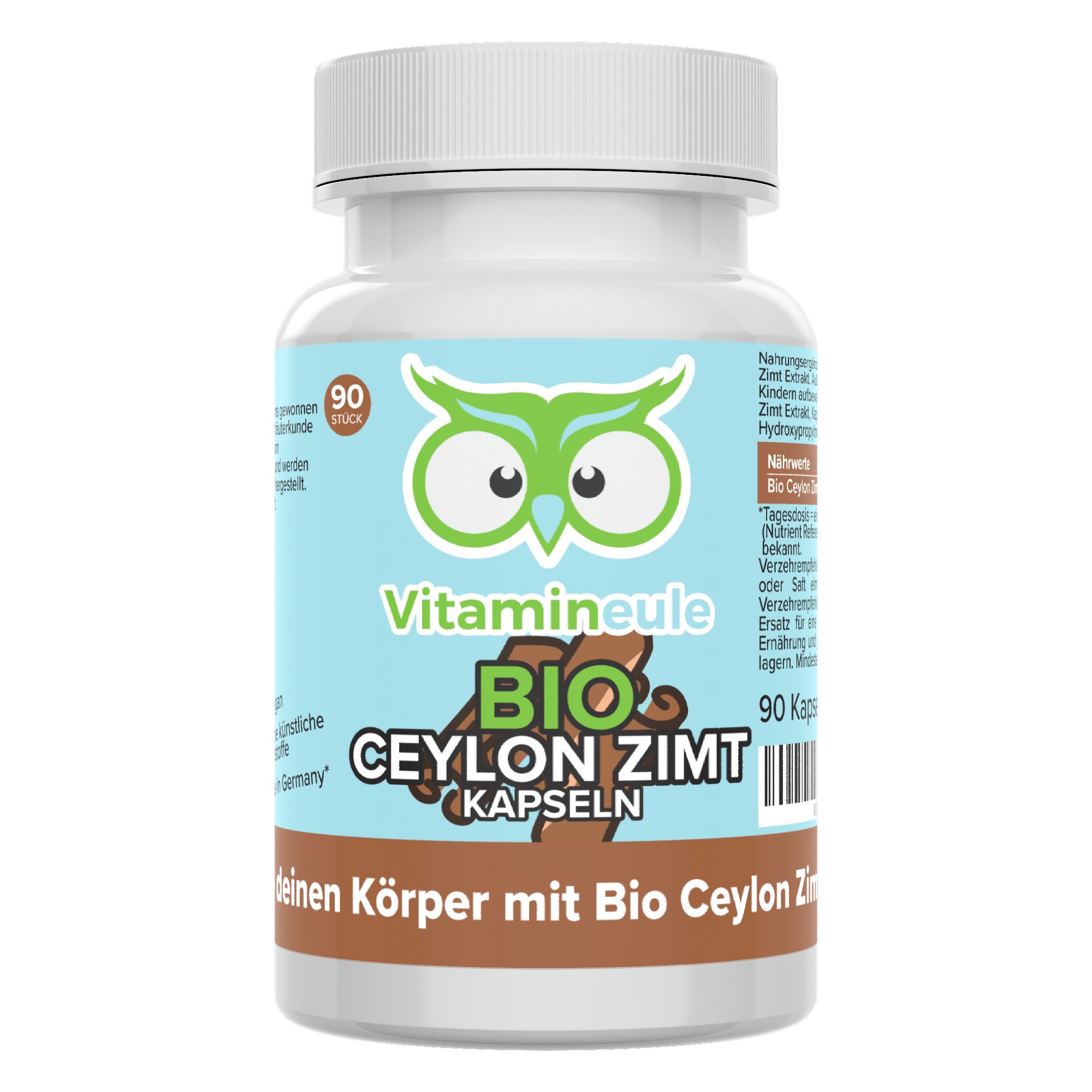 Vitamineule Bio Ceylon Zimt Kapseln Kapsel