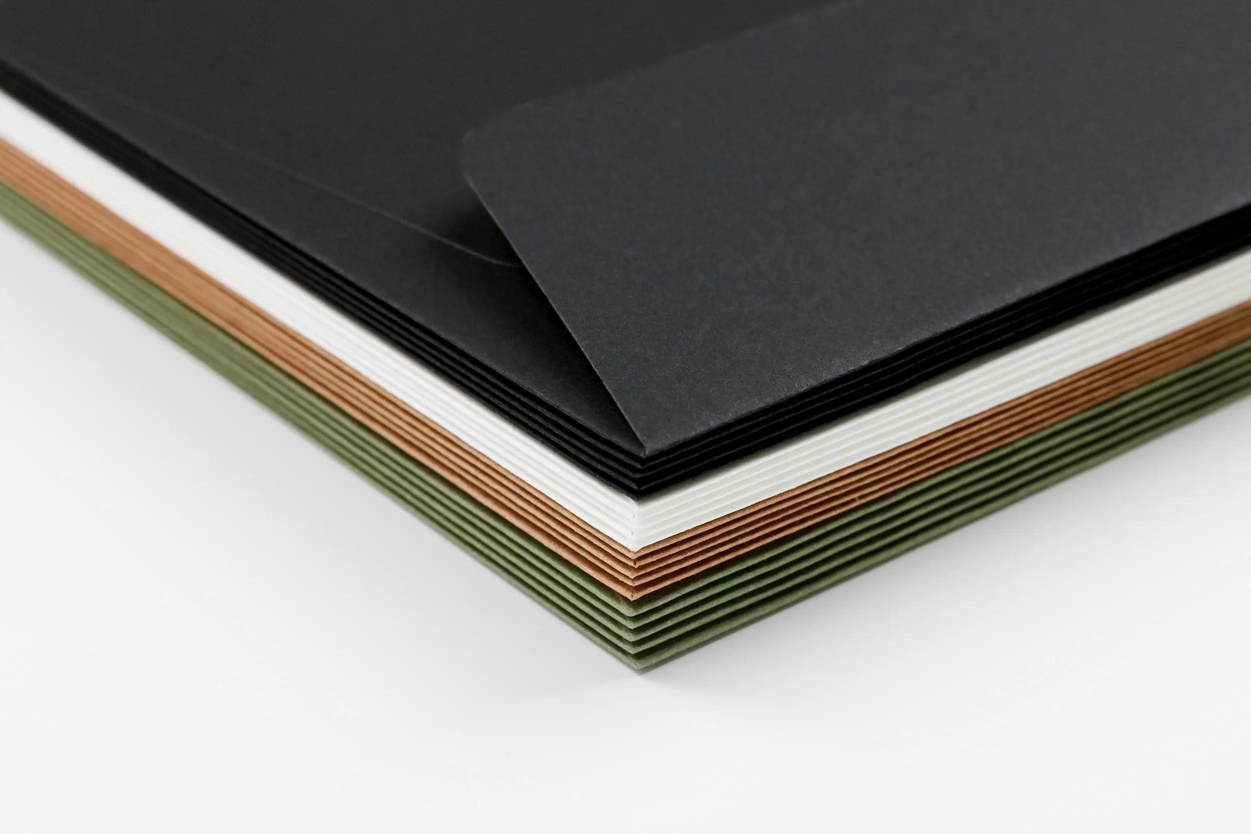 CLAIREFONTAINE Briefpapier 5x Korrespondenzset 20 Umschläge C6+20Karten 110x155mm sortiert 20920C, Korrespondenzset
