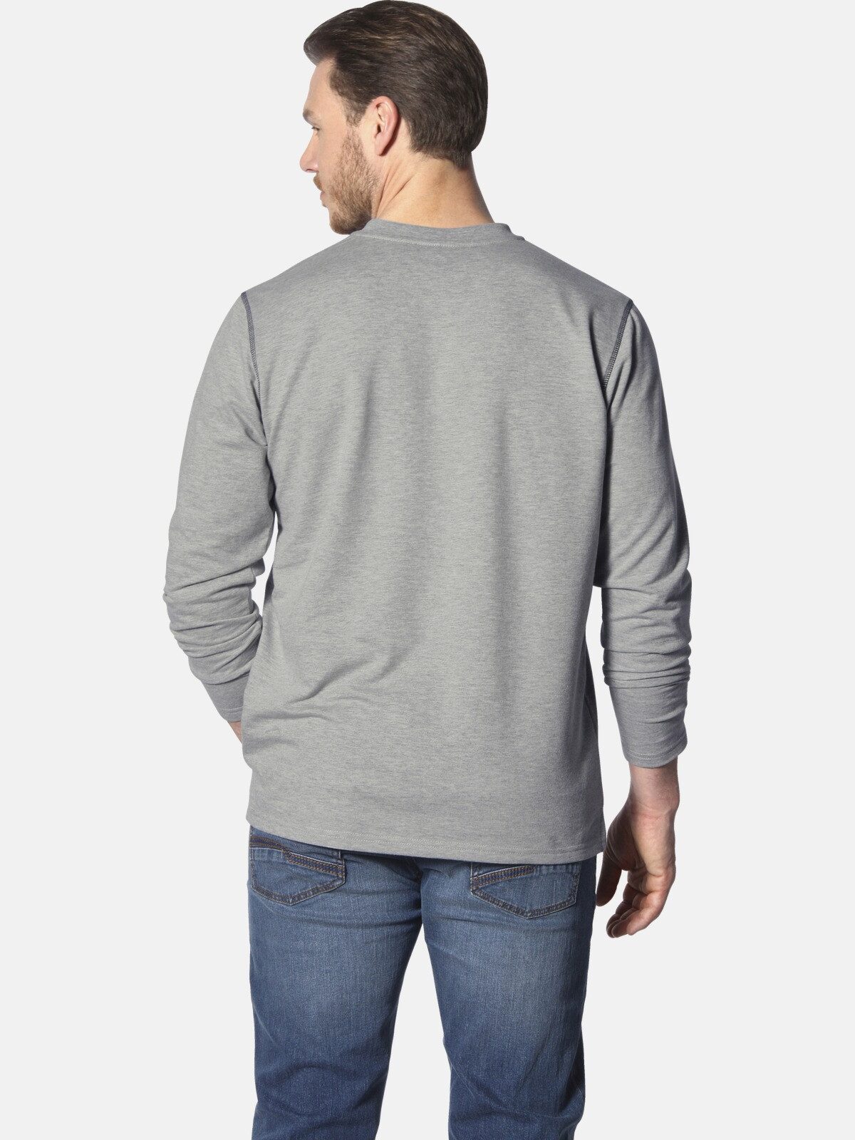 Jan Vanderstorm Sweatshirt JORNSEN mit JV-Stickerei günstig online kaufen