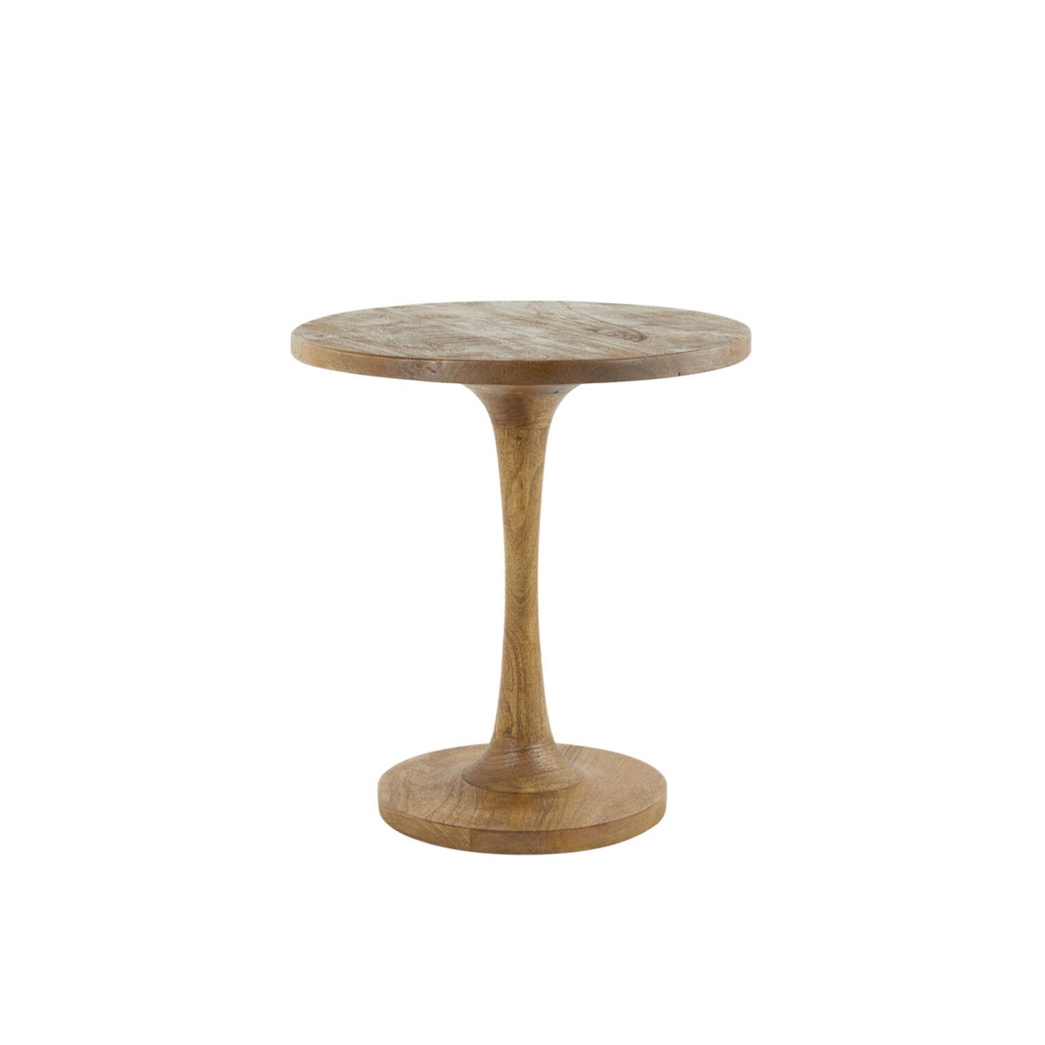 Light & Living Beistelltisch Beistelltisch BICABA Light & Living Ø50x55 cm Holz Matt dunkel Braun