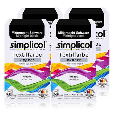 simplicol Textilfarbe Simplicol Textilfarbe expert Mitternacht-Schwarz 150g-Farbe zum Färben