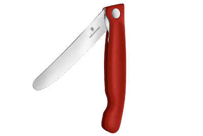 Victorinox Taschenmesser VICTORINOX Овощные ножи Swiss Classic faltbar Wellenschliff rot Bliste