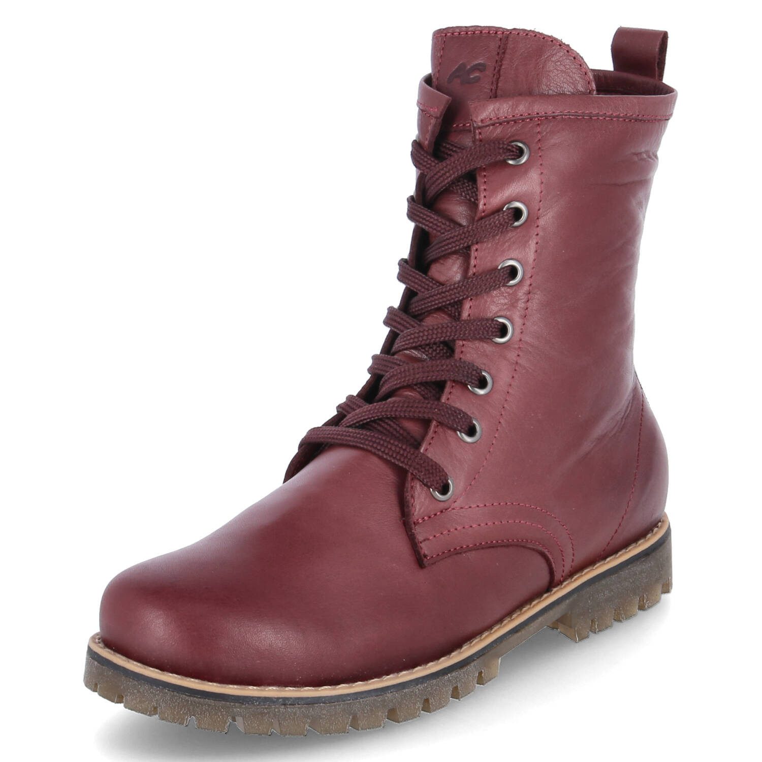 Andrea Conti Andrea Conti 0342847-582 burgund Damen Glattleder bordeaux Schnürstiefel