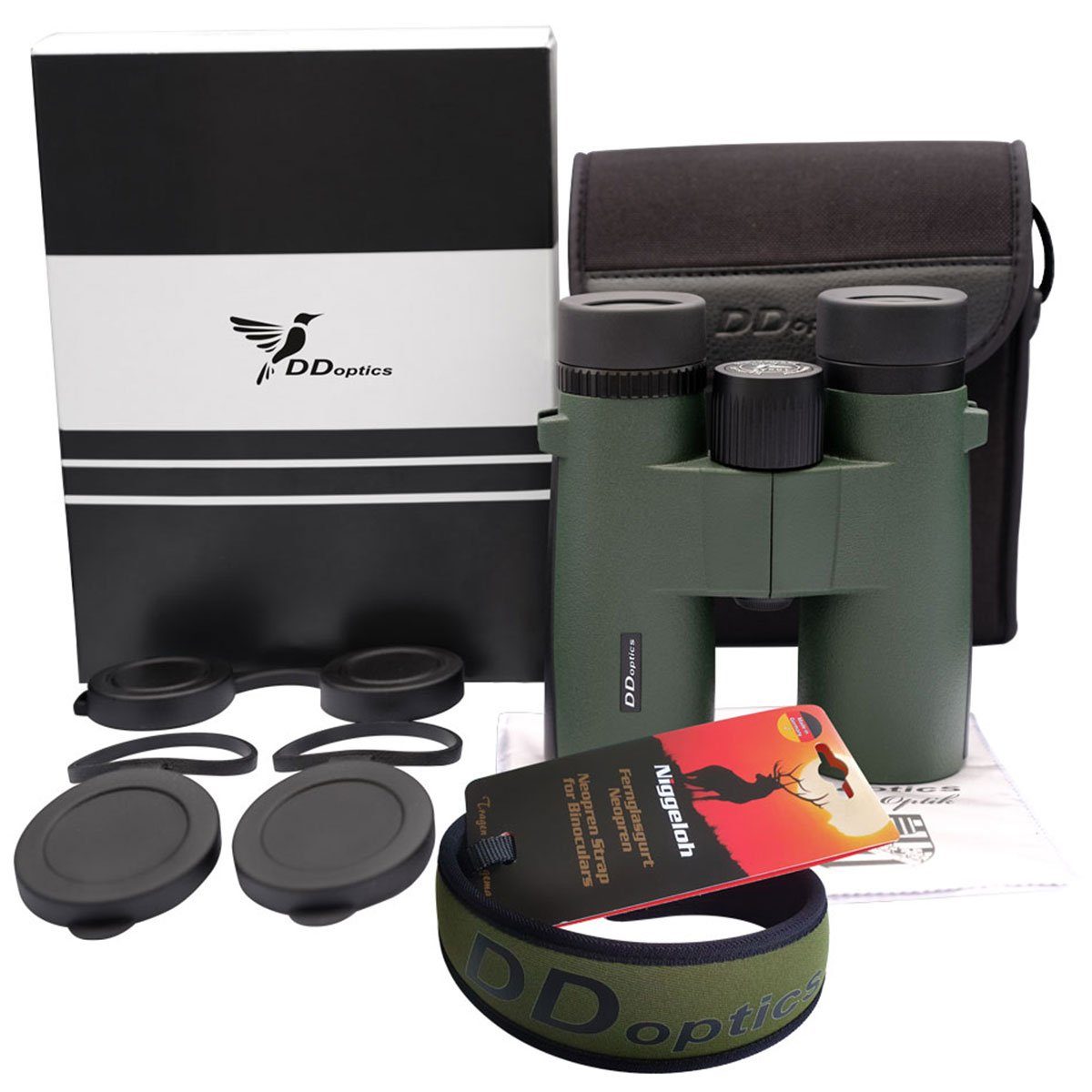 DDoptics Germany Kolibri 8x42 Gen 3 Fernglas grün Fernglas
