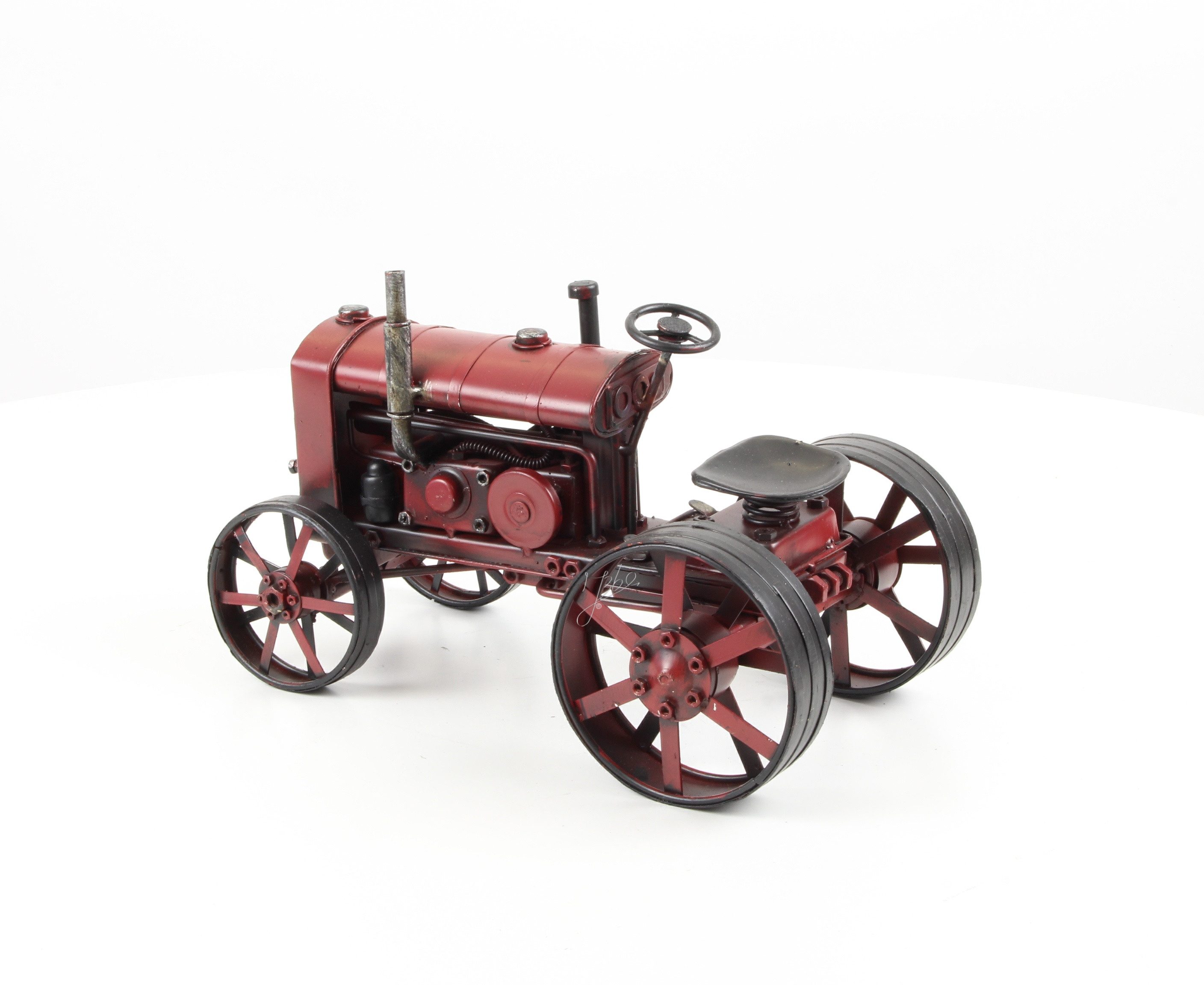 Moritz Dekoobjekt Design Zinn Modell Traktor Trecker Oldtimer