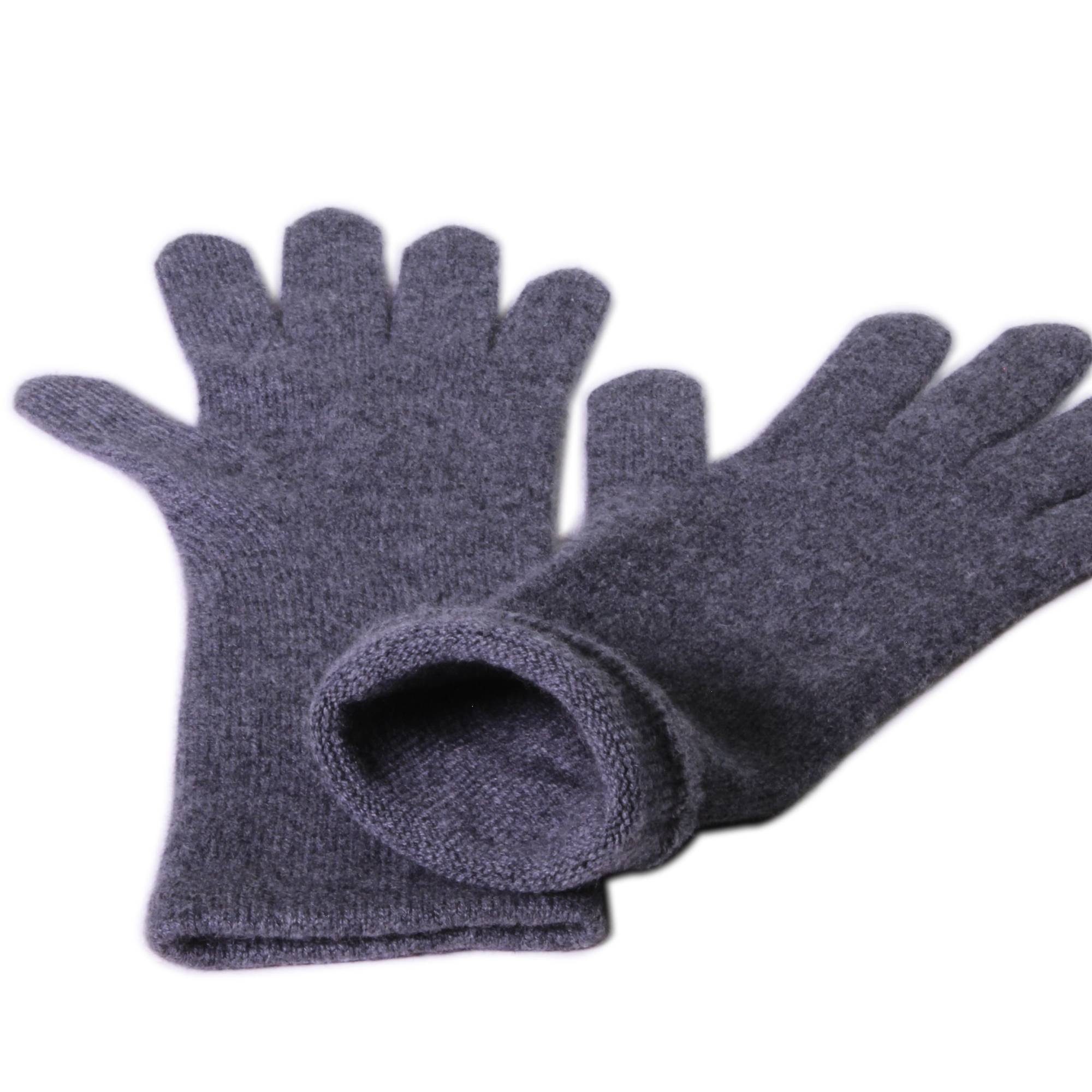 Kaschmir DamenAnthrazit Strickhandschuhe Tumelo 100% Handschuhe