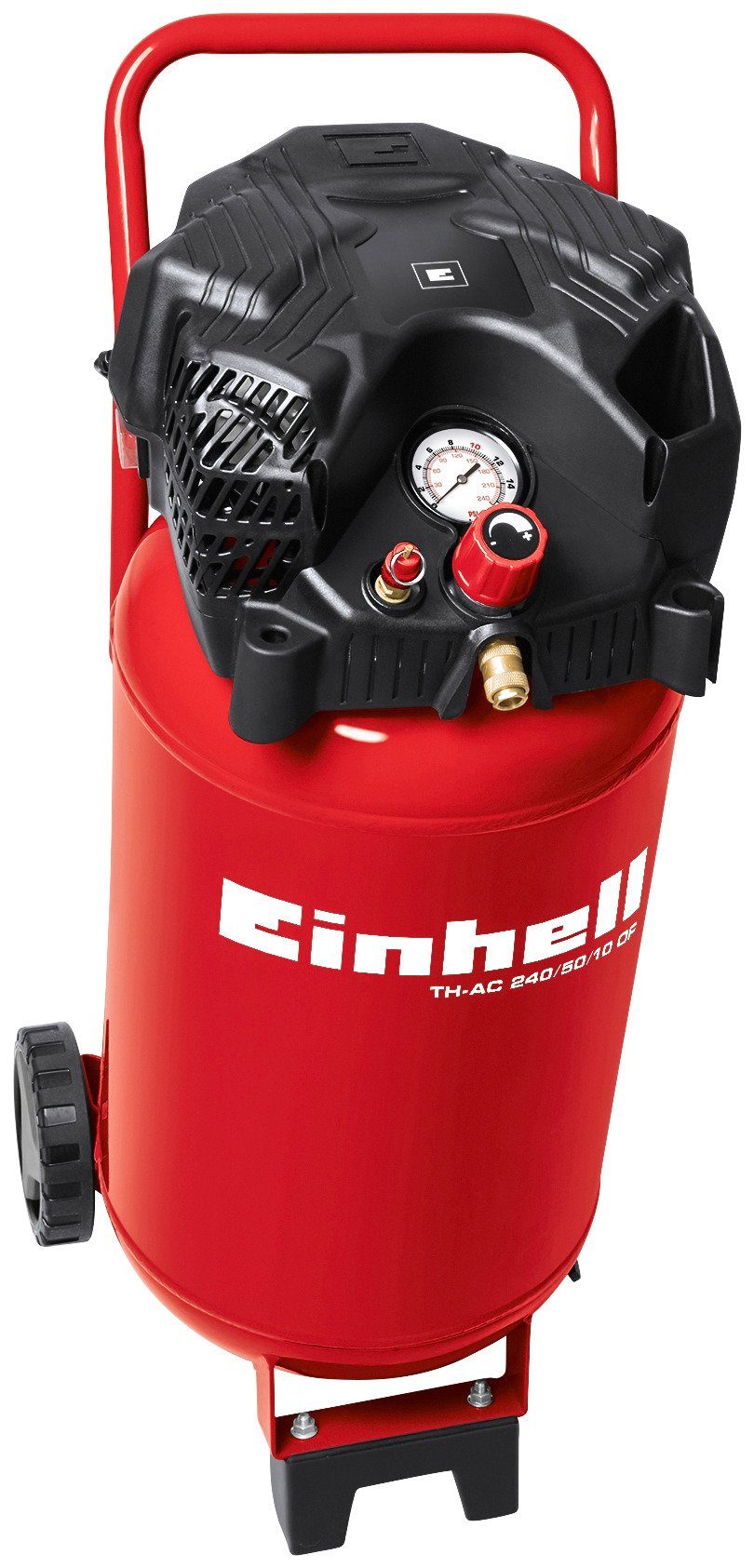 Einhell Kompressor TH-AC 240/50/10 OF, 1500 W, max. 10 bar, 50 l, Viele  Anwendungen von 0-10 bar einstellbar mittels Druckminderer