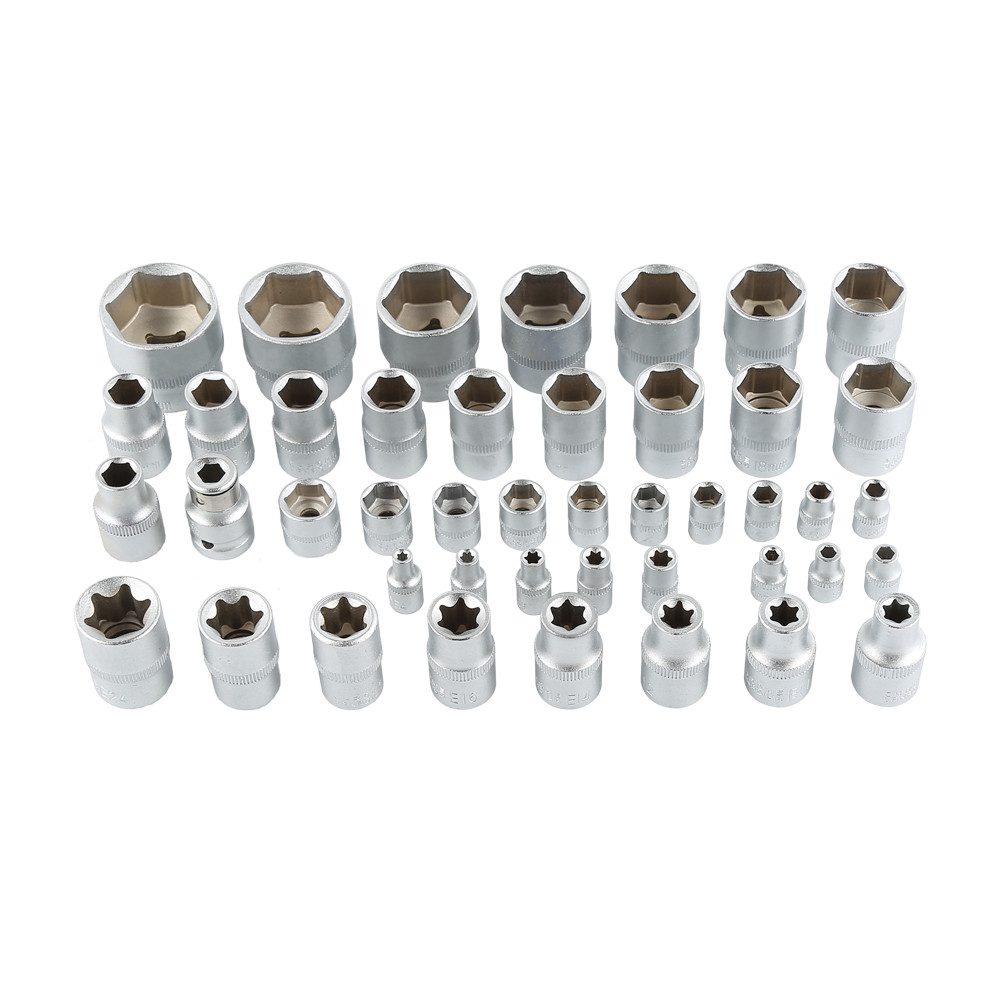 JEOBEST Steckschlüssel Steckschlüsselsatz 108 teilig Mechanik Werkzeugsatz, (Set, 108 St) Bitsatz, Steckschlüsseleinsätze, Werkzeugkoffer