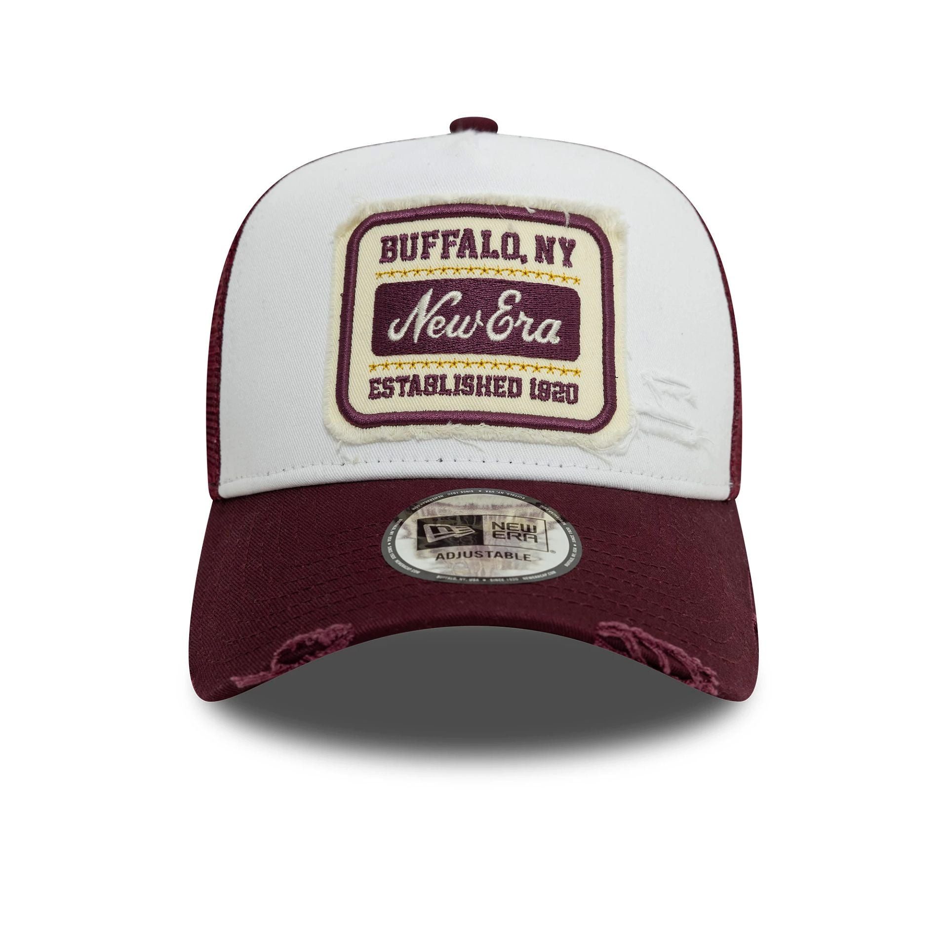 New Era Snapback Cap 9FORTY A-Frame New Era Patch Distressed