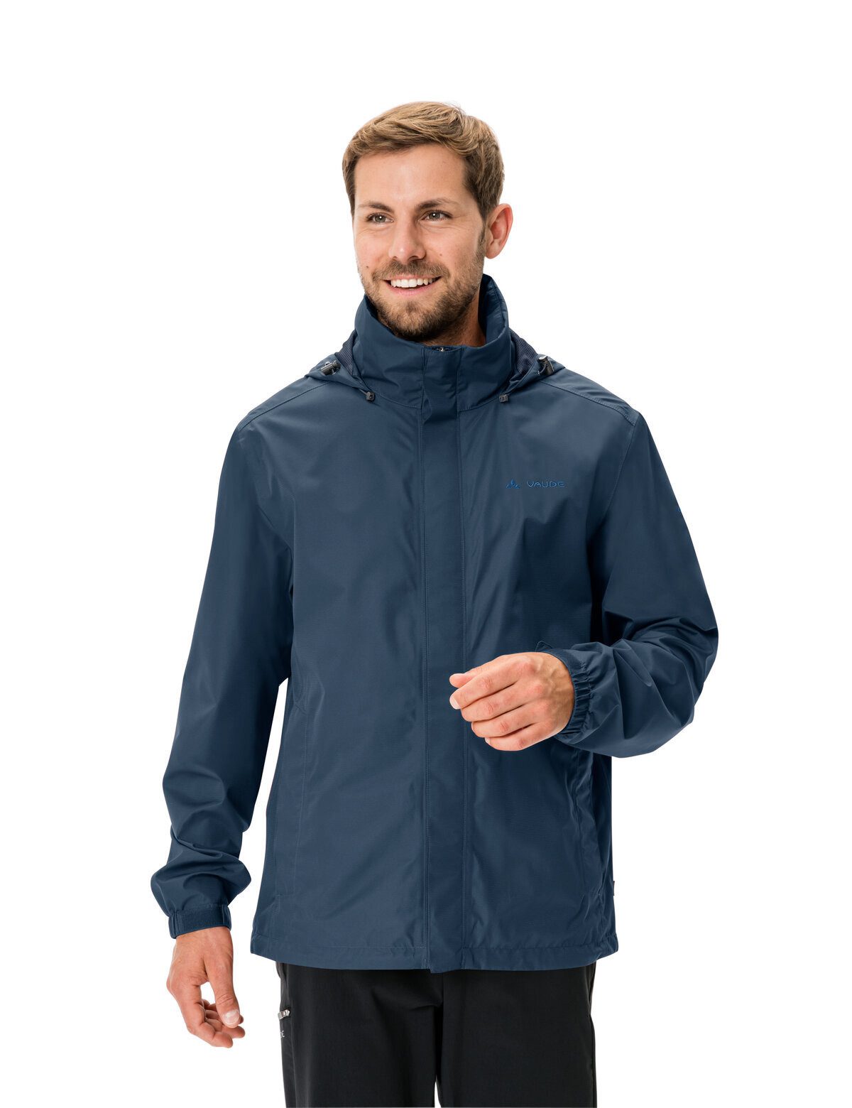 VAUDE Outdoorjacke Men's Escape Light Jacket (1-St) leichte Regenjacke für vielseitigen Einsatz