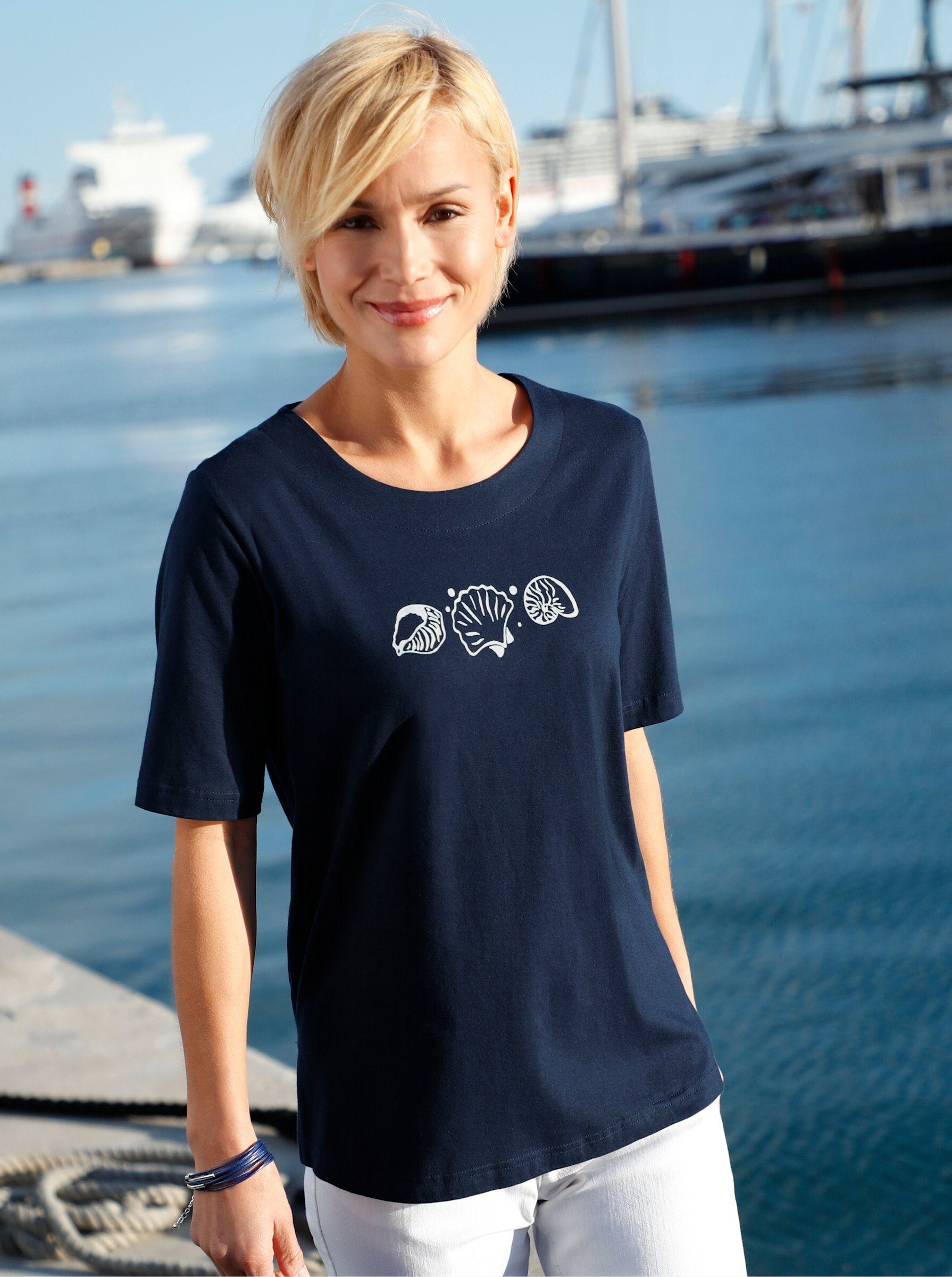 Casual Looks Kurzarmshirt "Shirt", (1 tlg.) günstig online kaufen