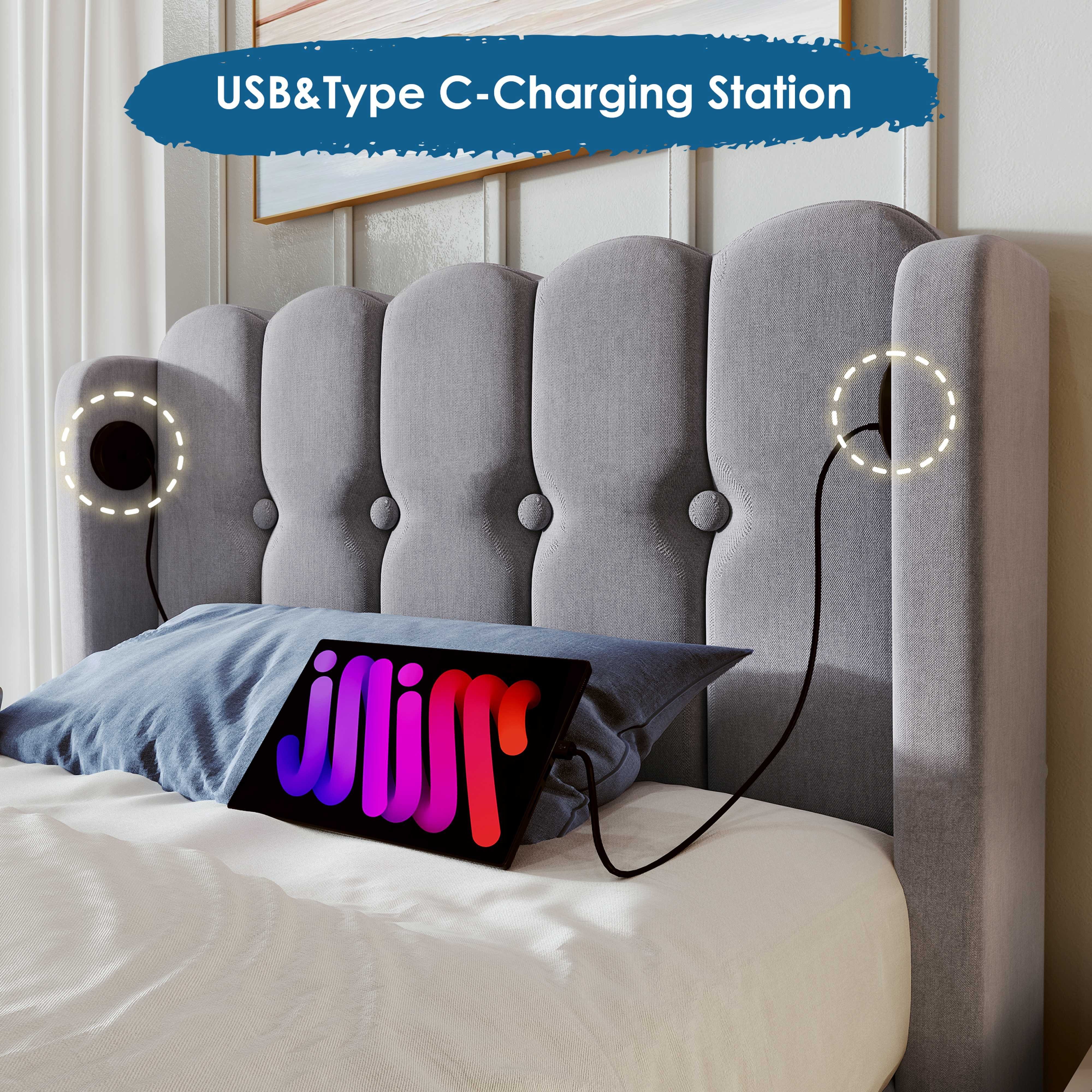 BlingBin Einzelbett Polsterbett Doppelbett (1-tlg., Jugendbett günstig online kaufen